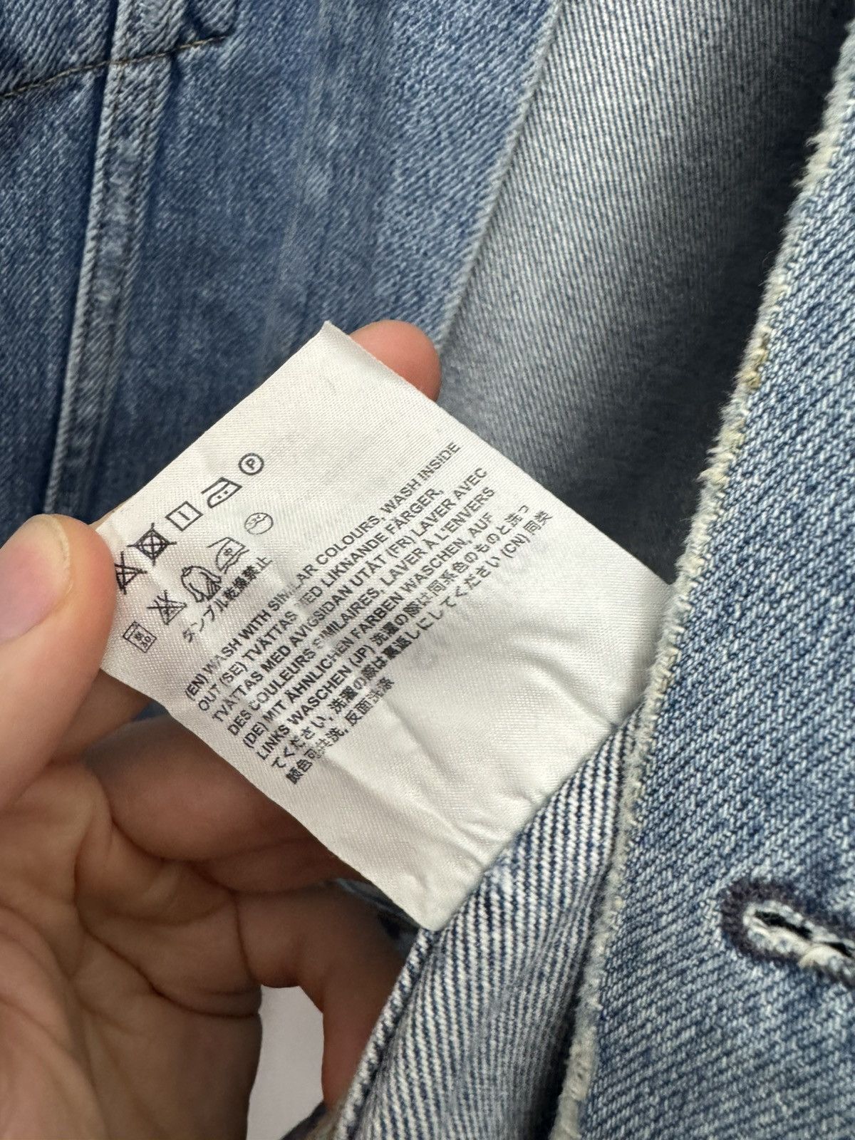 Acne Studios Acne Studios Who Ind Fray Denim Jacket Trucker Jeans Rare Size US M / EU 48-50 / 2 - 8 Thumbnail