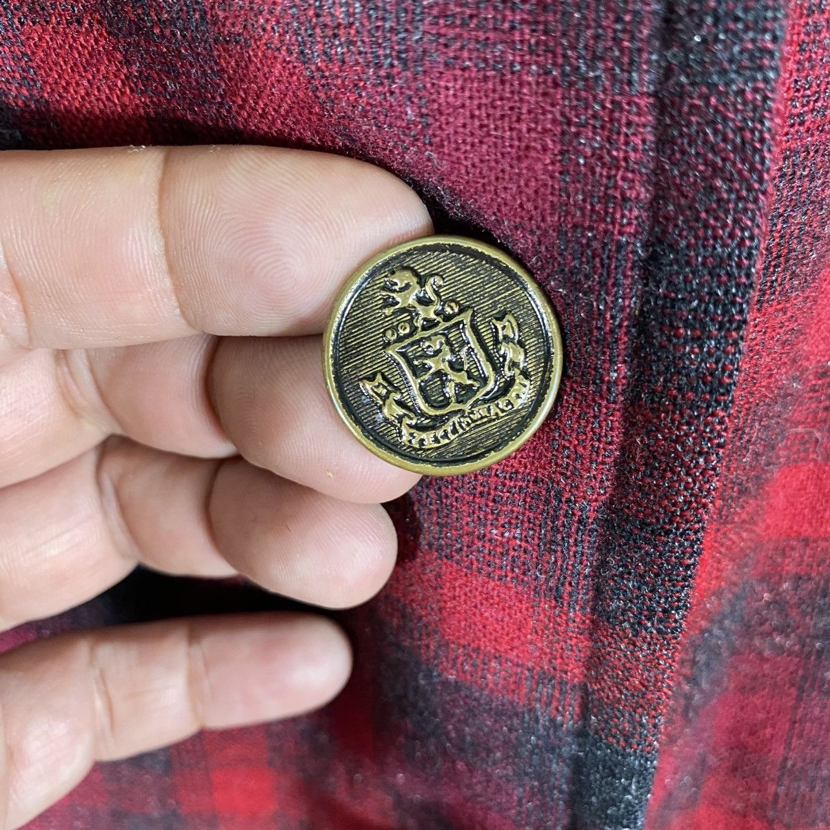 Pendleton Vintage 50s Pendleton Shirt Jacket Red Plaid Wool Shacket Size M / US 6-8 / IT 42-44 - 7 Thumbnail