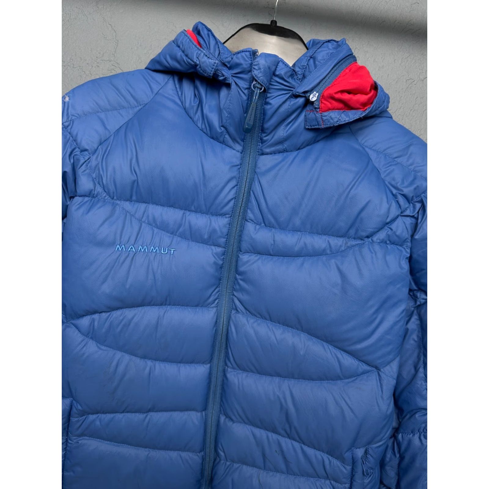 Mammut Mammut Womens Down Puffer Jacket S Jacket Womens Down Puffer Blue Logo Hooded Zip Regular Size S Size S / US 4 / IT 40 - 2 Thumbnail
