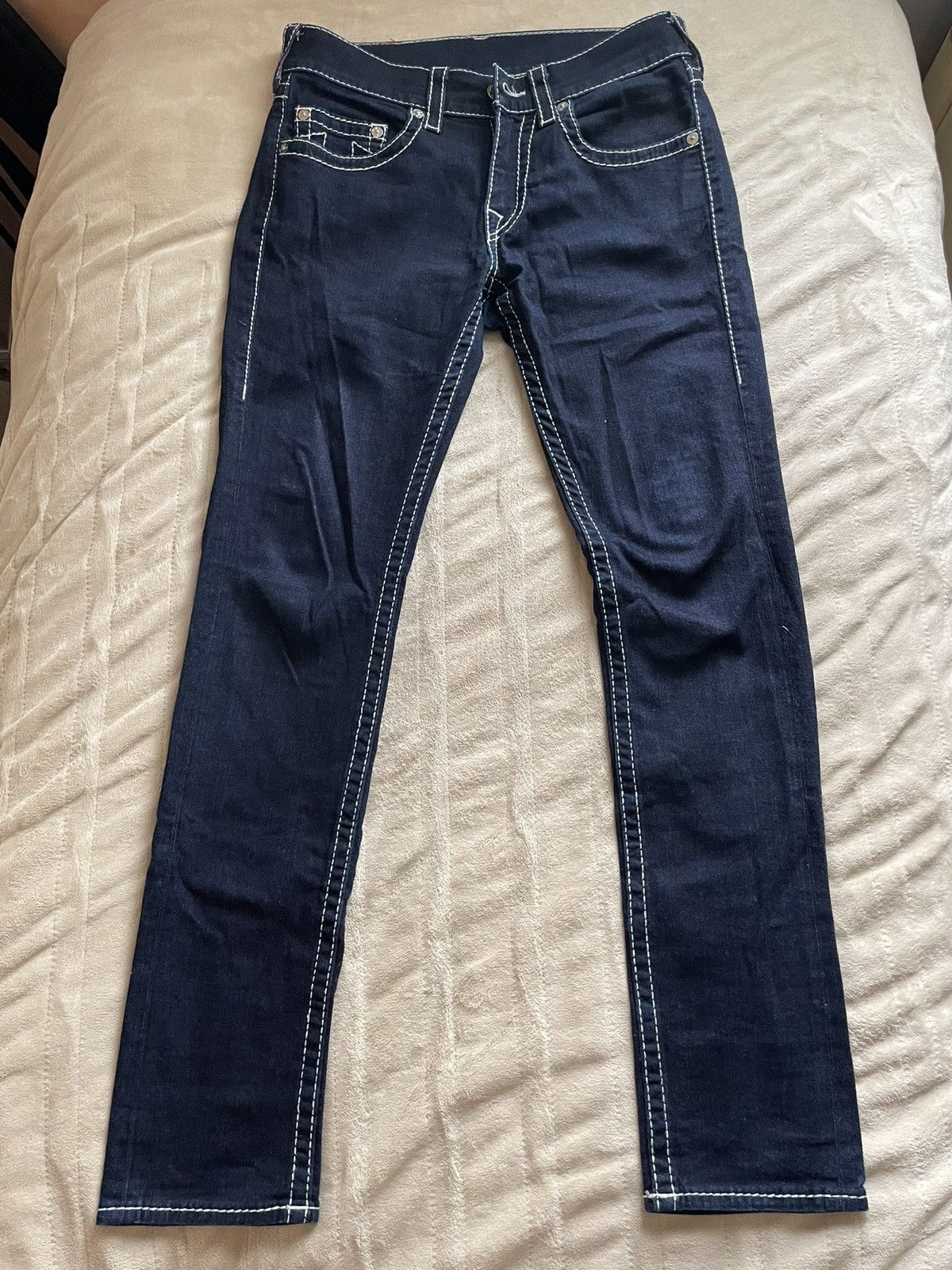 True Religion Rocco Skinny Big T Jean Size US 31 - 3 Thumbnail