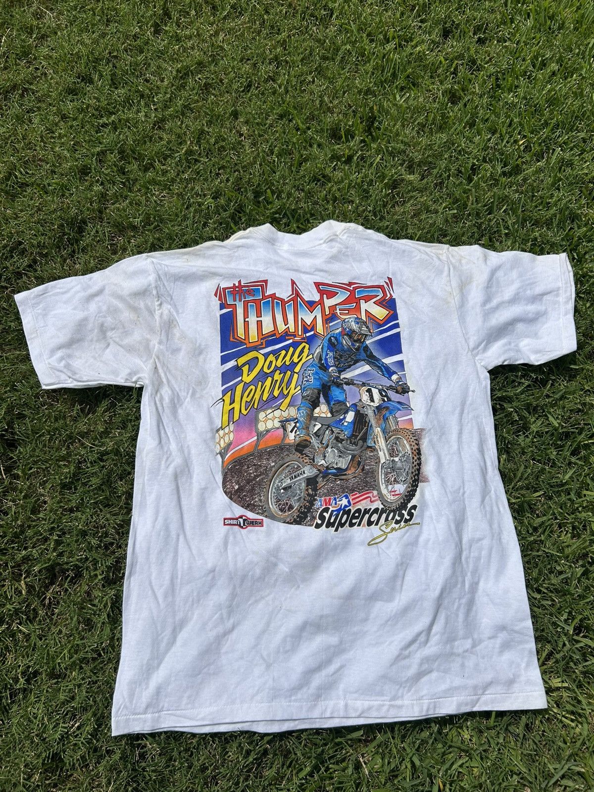 Vintage Vintage 1997 Doug Henry ''The Thumper'' Supercross Series Size US XL / EU 56 / 4 - 1 Thumbnail