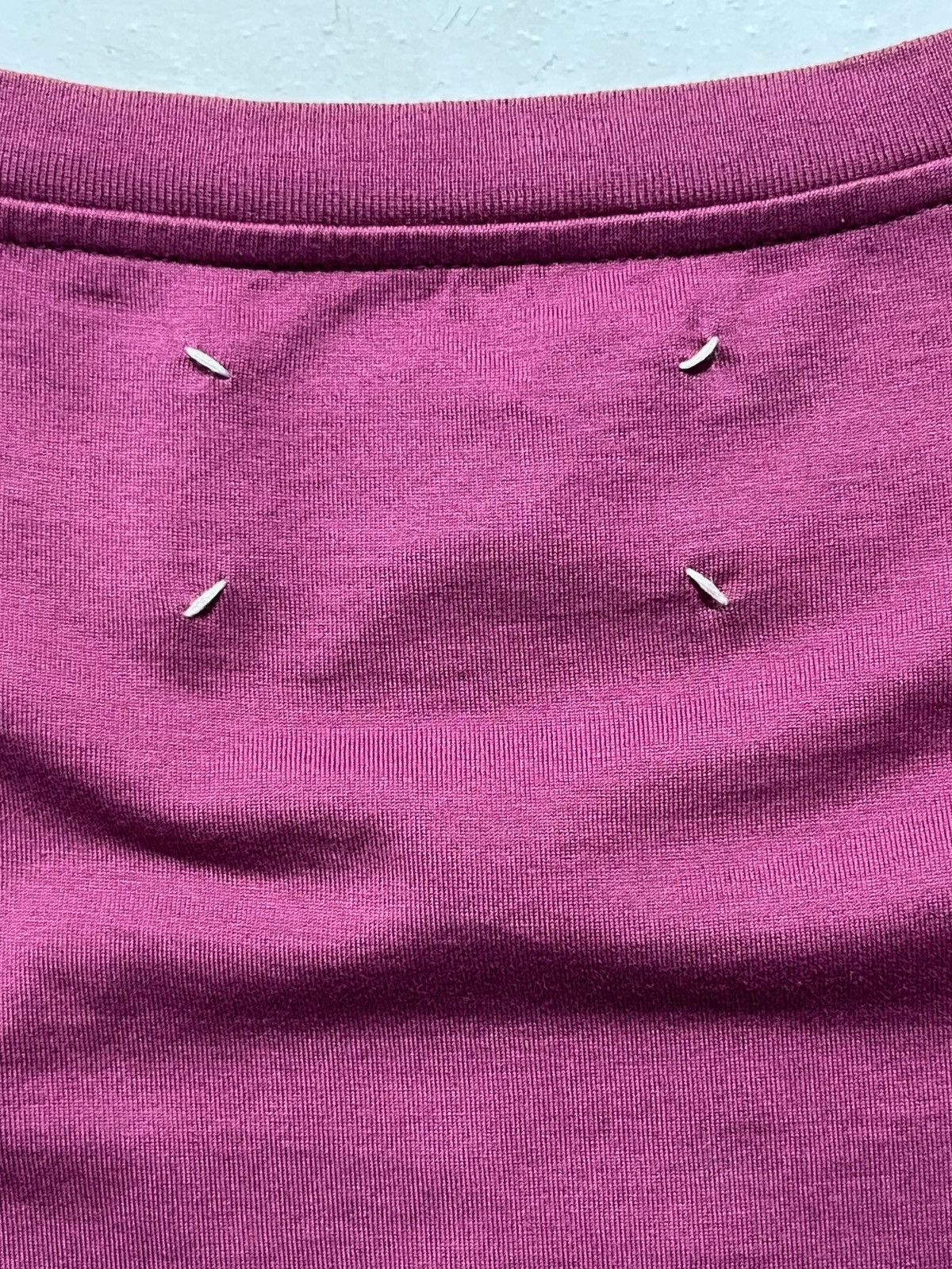 Maison Margiela Maison Martin Margiela Purple Artisanal Art Tee Size US M / EU 48-50 / 2 - 6 Thumbnail