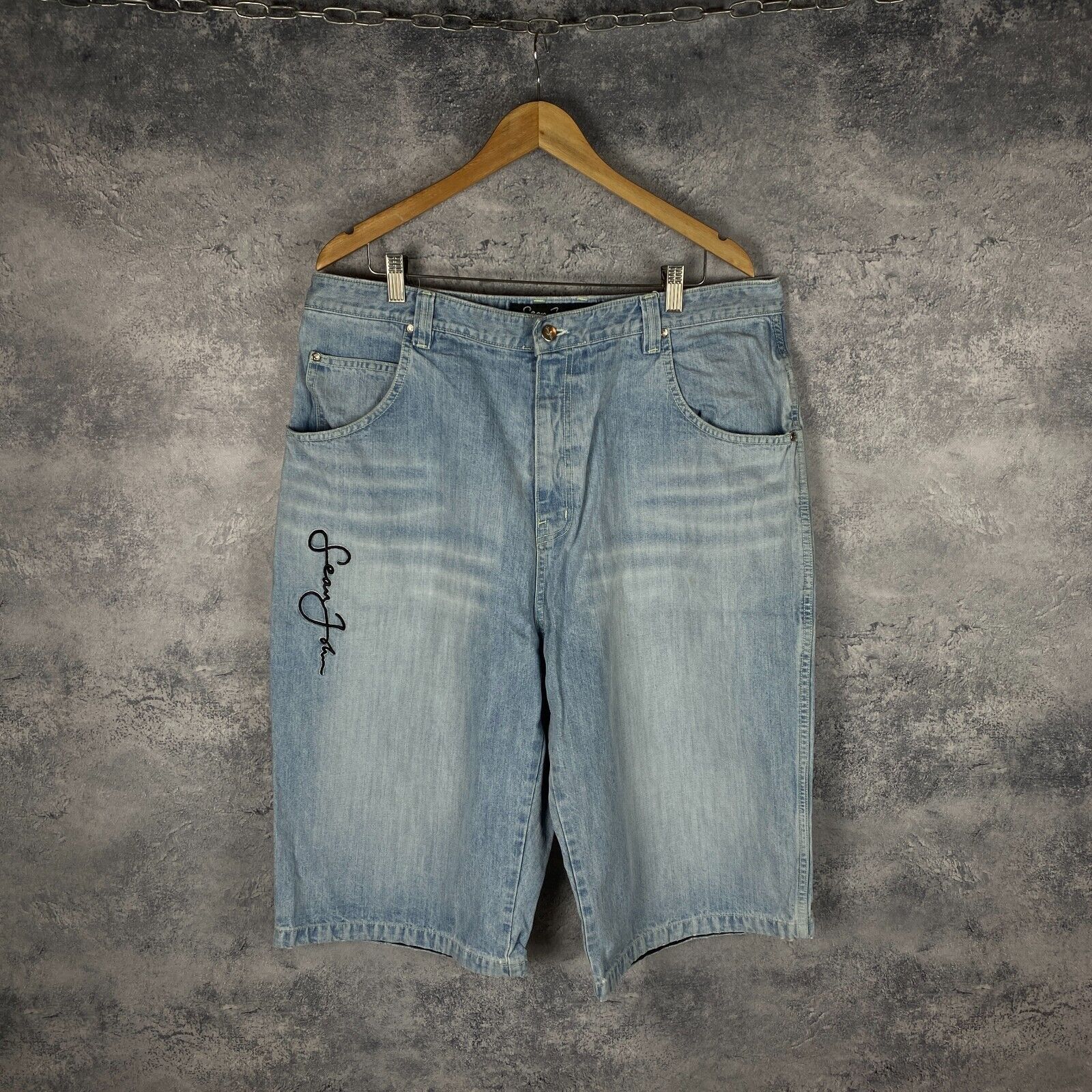 Sean John Sean John Shorts Men's Size 38 Blue ` Size US 38 / EU 54 - 1 Thumbnail