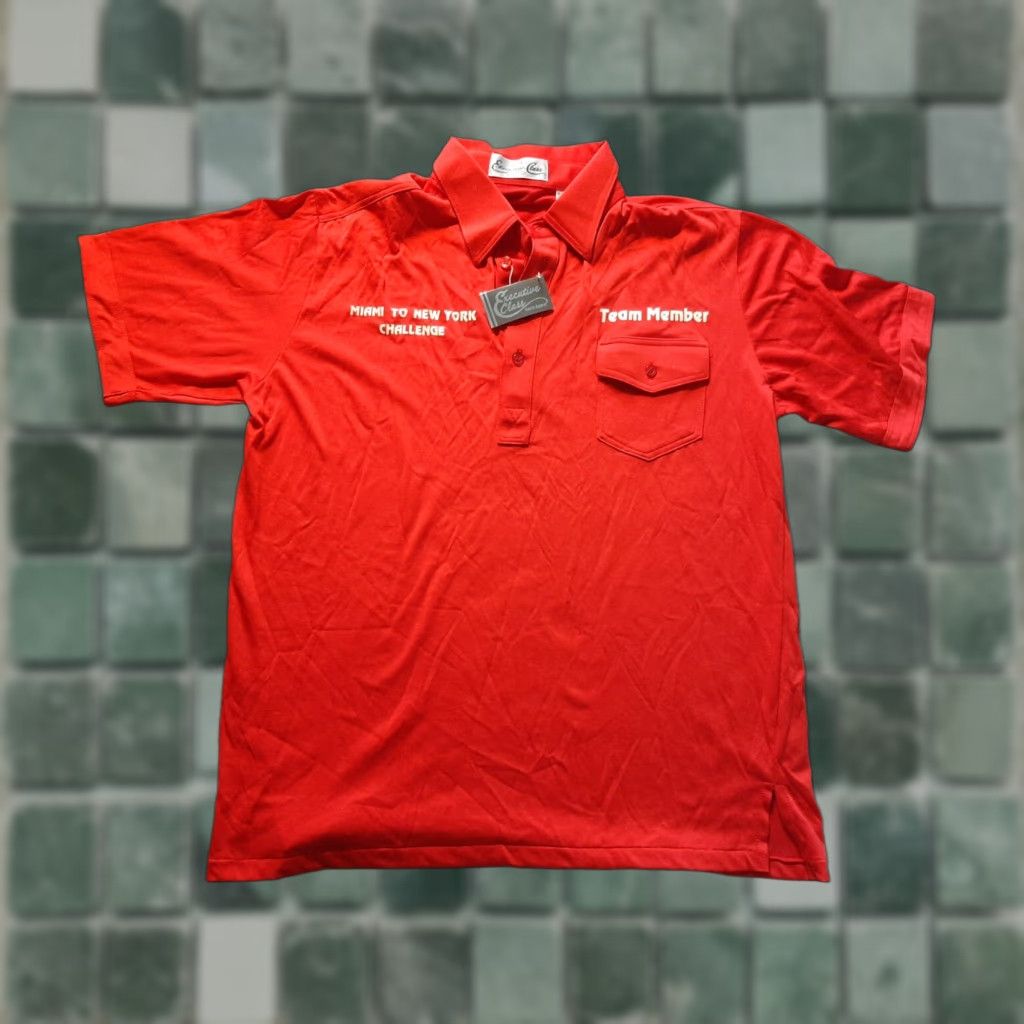 Vintage **NEW YORK TO MIAMI Challenge Mens Red T-Shirt** User: **NEW YORK TO MIAMI Challenge Mens Red T-Shirt** Size US L / EU 52-54 / 3 - 1 Thumbnail