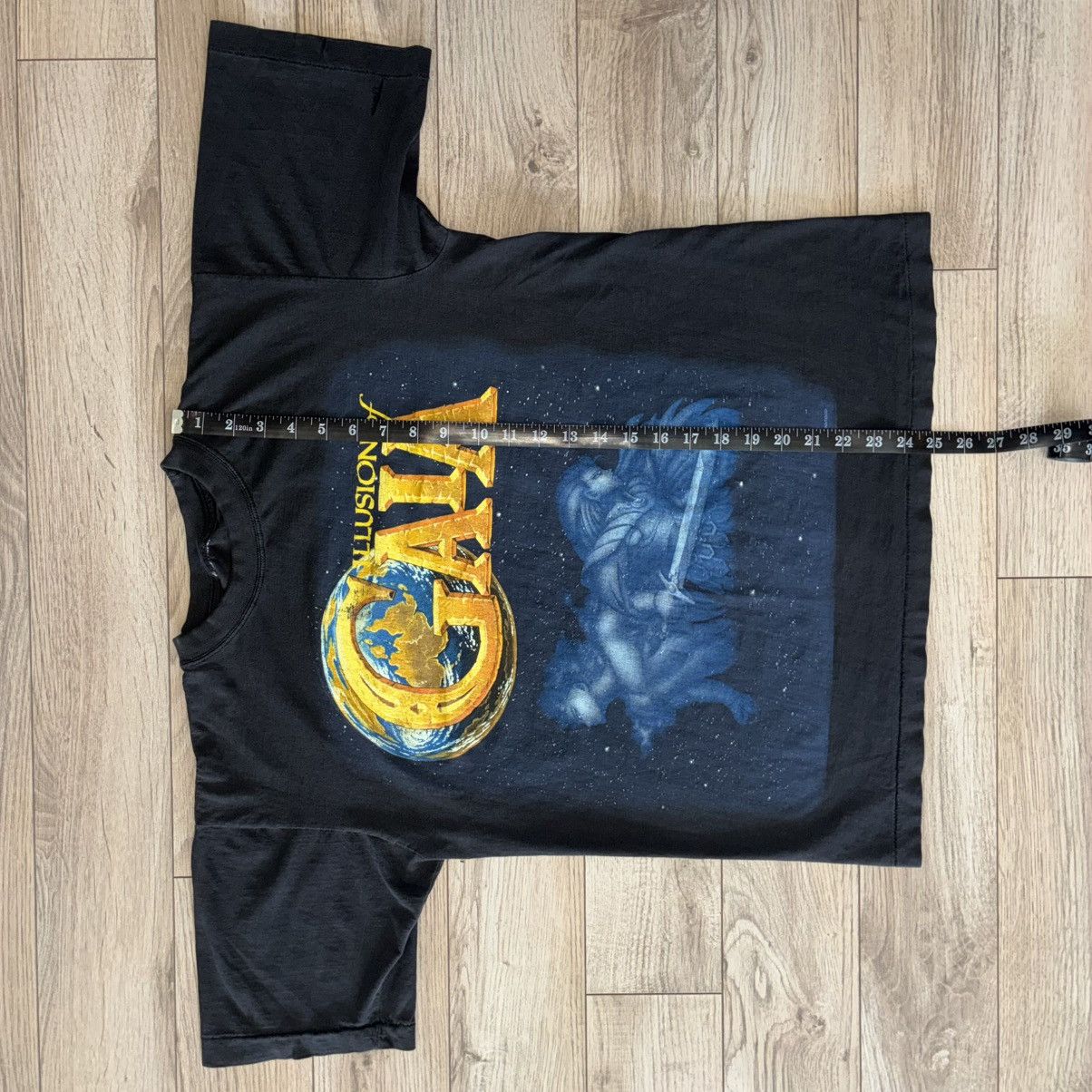 Nintendo 1994 Nintendo Illusion of Gaia black tee shirt Dry Rot Size US L / EU 52-54 / 3 - 7 Thumbnail