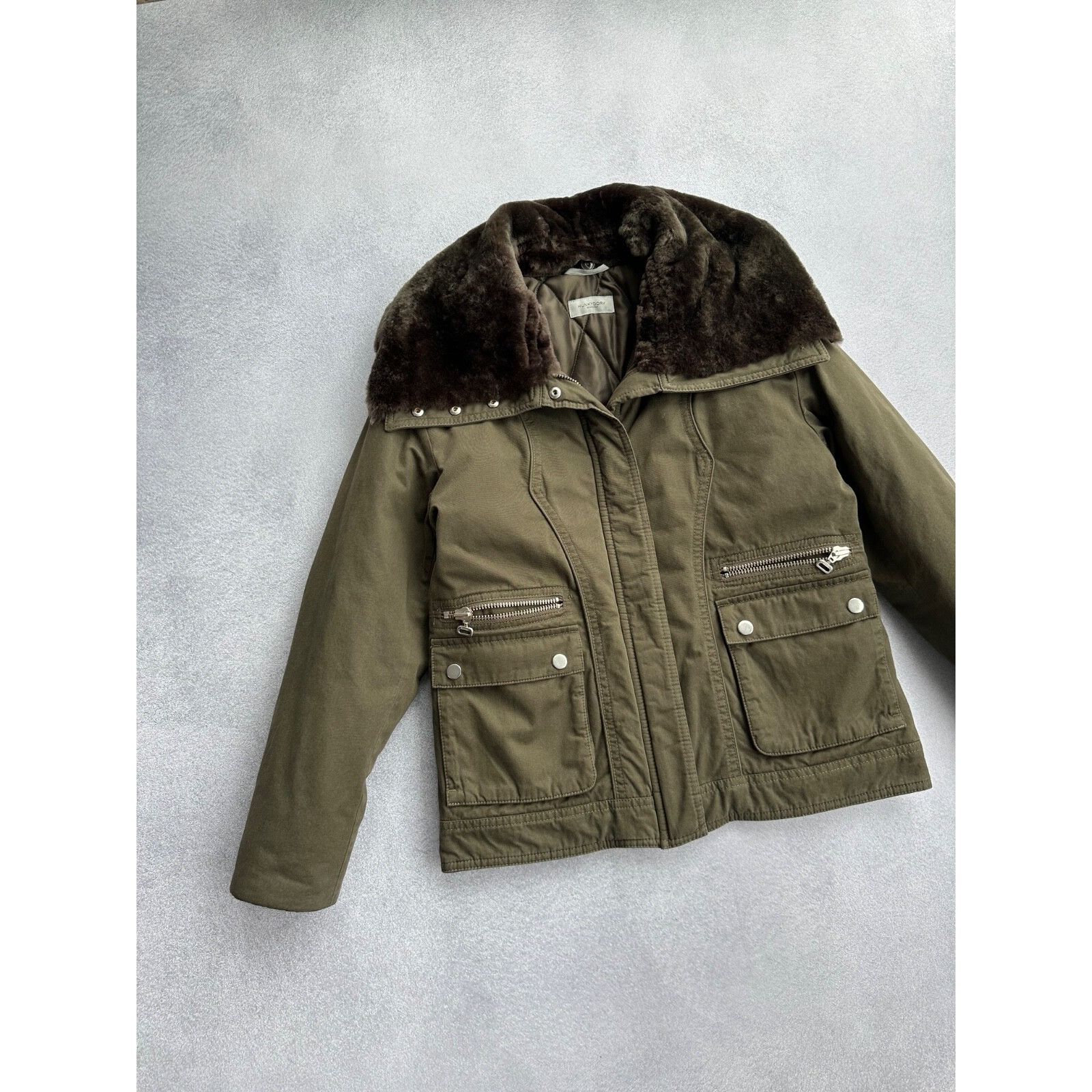 Vintage Hunkydory Stockholm Woman Puffer Fur Jacket Size S / US 4 / IT 40 - 2 Thumbnail