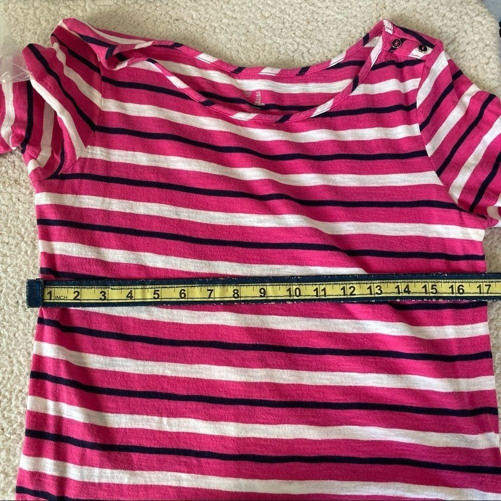 Gap Gap Croft & Barrow Stripped Shirts Pink Grey White Medium Size M / US 6-8 / IT 42-44 - 9 Thumbnail