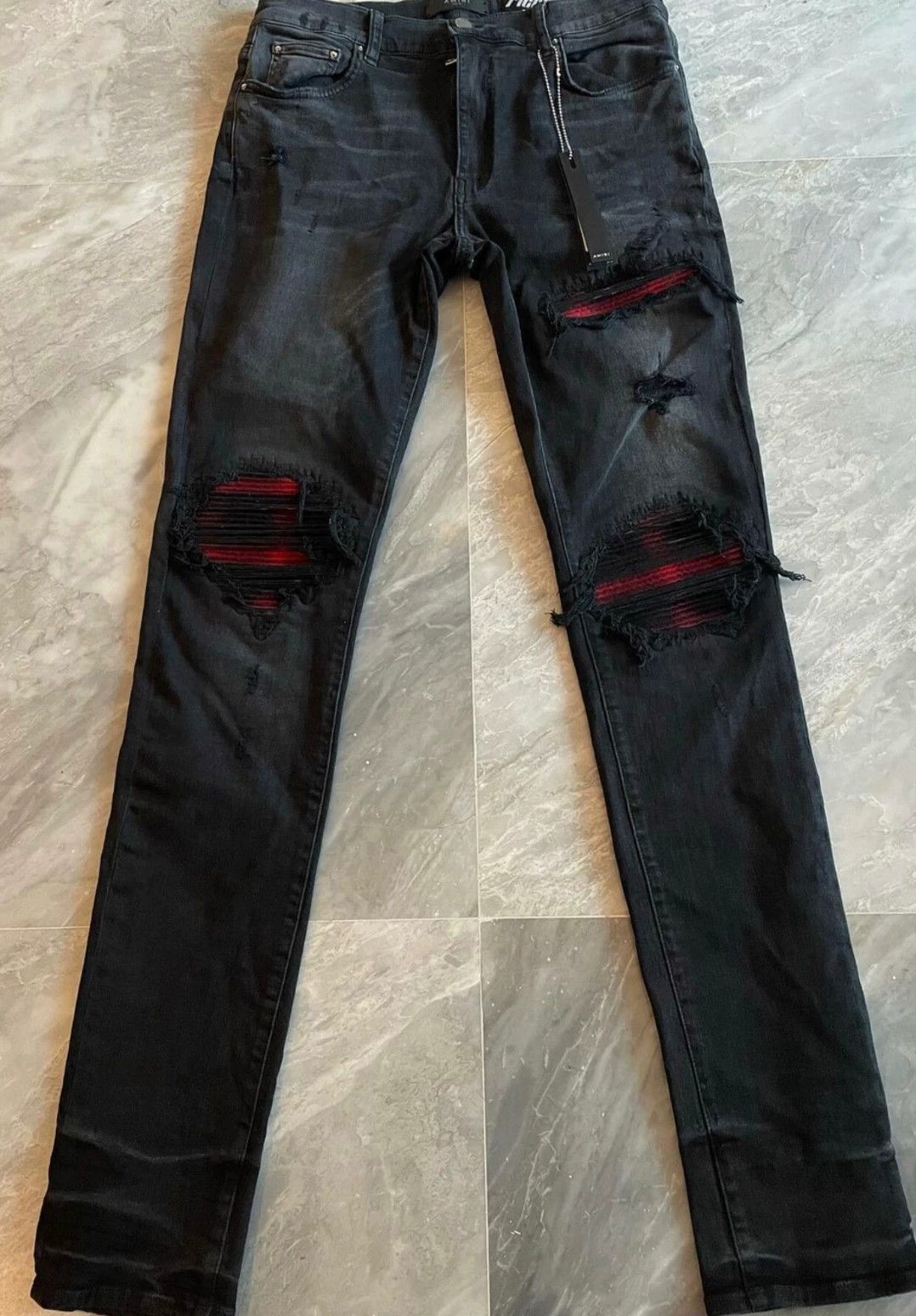 Amiri amiri vintage mx1 black jeans limited edition Size US 33 - 1 Thumbnail