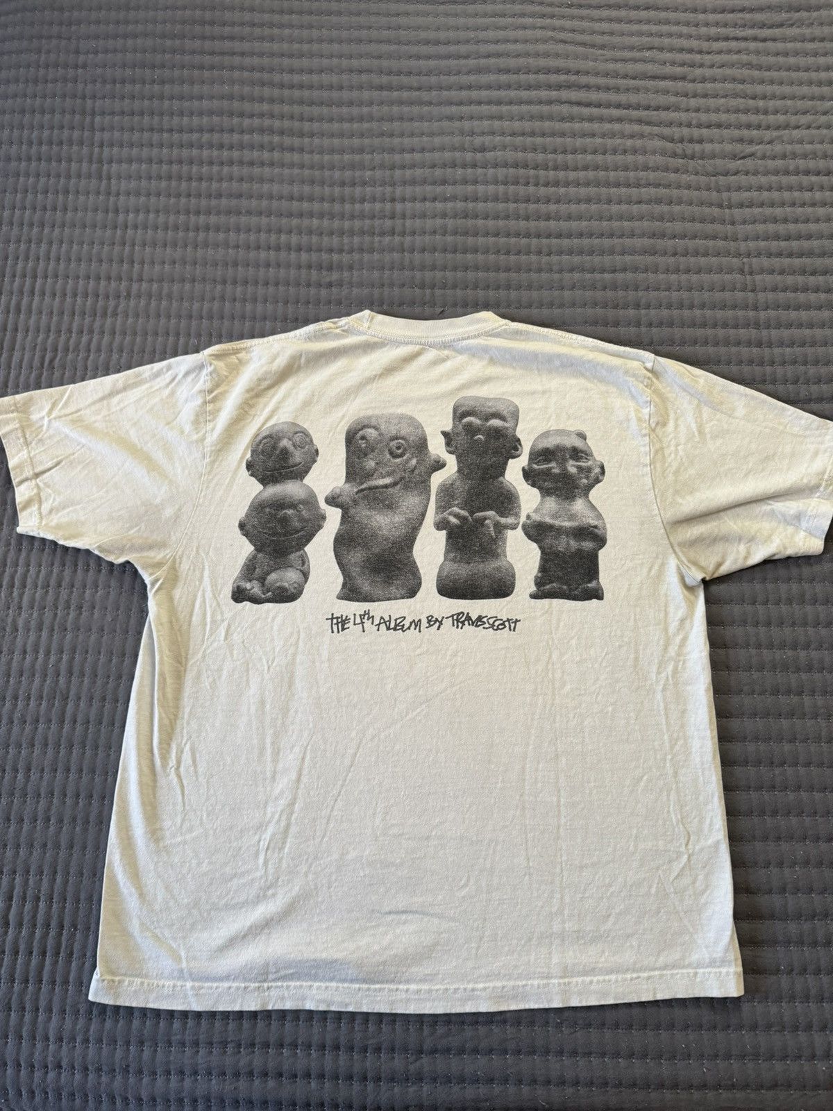 Travis Scott Travis Scott Utopia B1 White Tee Size US XL / EU 56 / 4 - 5 Thumbnail