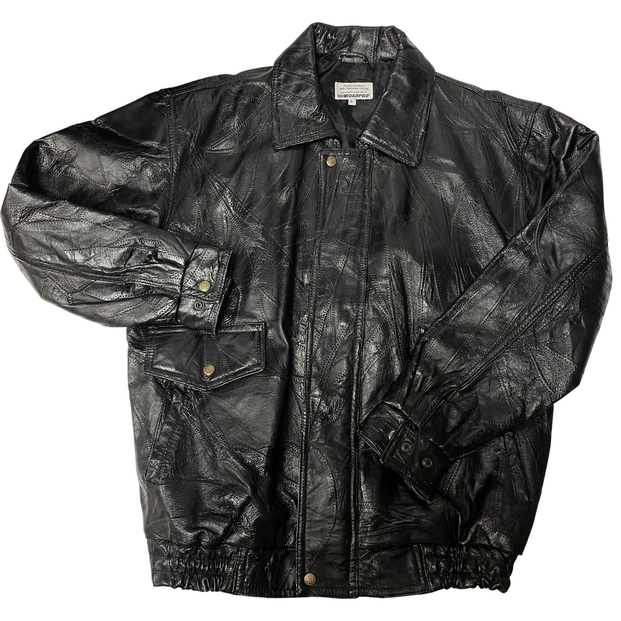 Other Vtg Roadpro PIGSKIN Leather Motorcycle BIKER Bomber Size US L / EU 52-54 / 3 - 13 Thumbnail