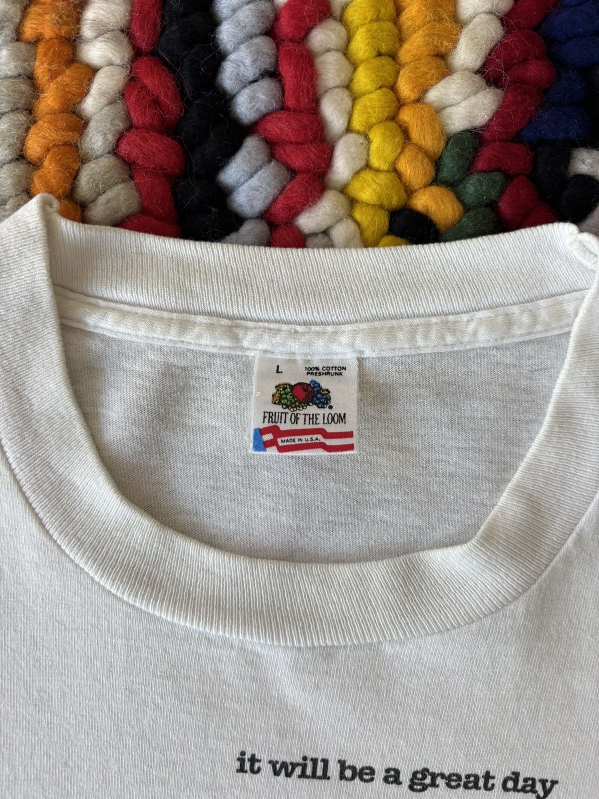Vintage Vintage Rare Anti War Womens Club Tee Shirt Size US L / EU 52-54 / 3 - 5 Thumbnail