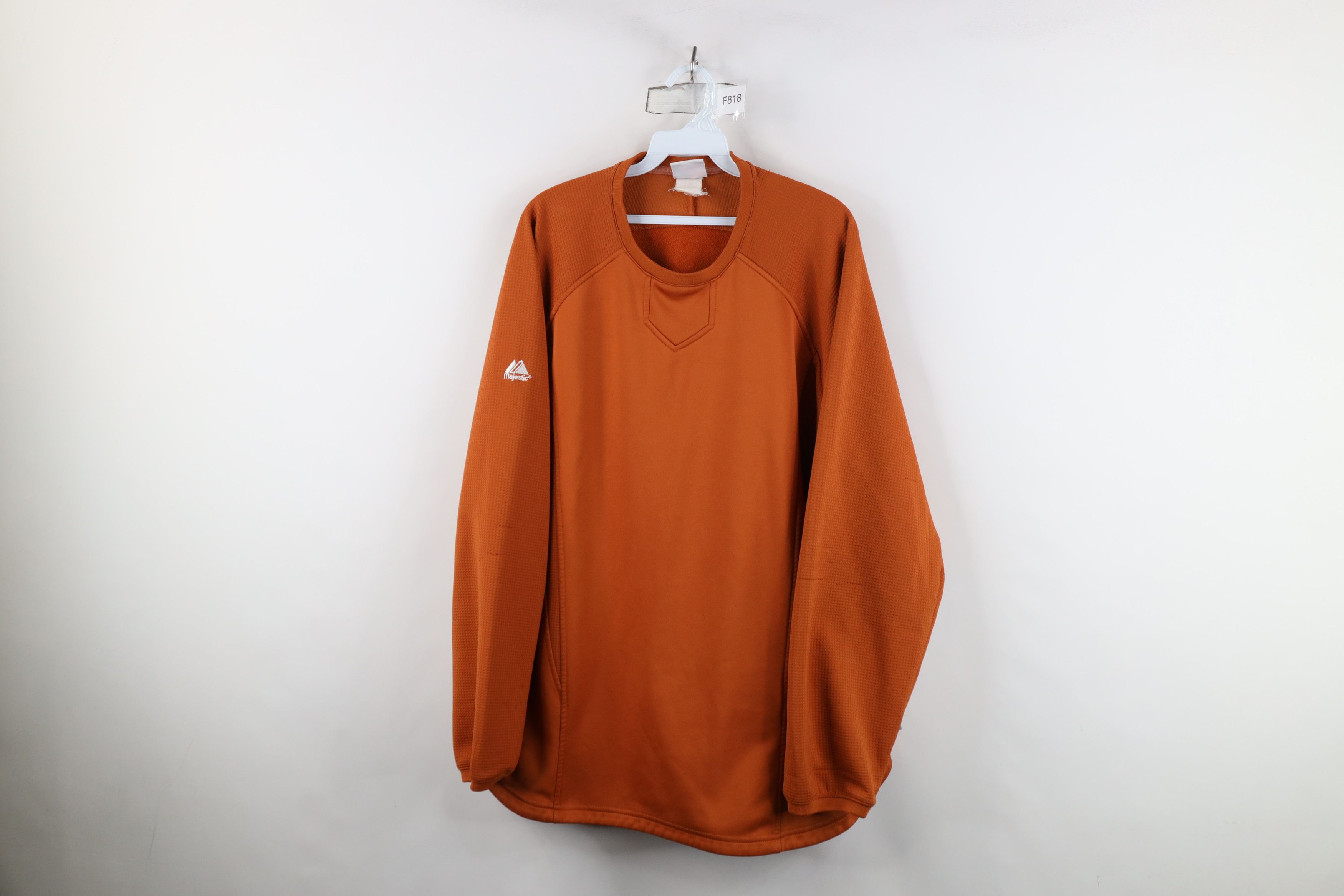 Majestic Vintage Majestic Baseball Thermal Waffle Knit Sweatshirt Size US XXL / EU 58 / 5 - 1 Thumbnail