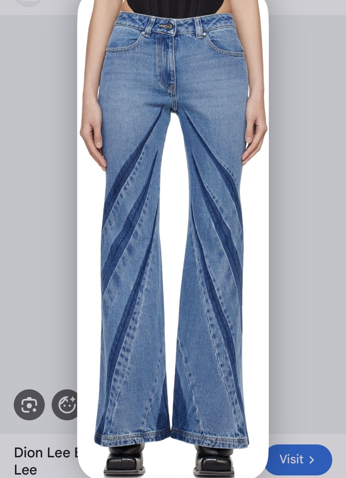 Dion Lee Dion Lee Darted Jeans Size 24" / US 00 / IT 34 - 1 Thumbnail
