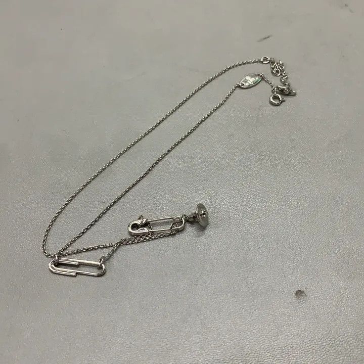 Vivienne Westwood Vivienne Westwood Silver Brooch Pendant Necklace Size ONE SIZE - 9 Thumbnail