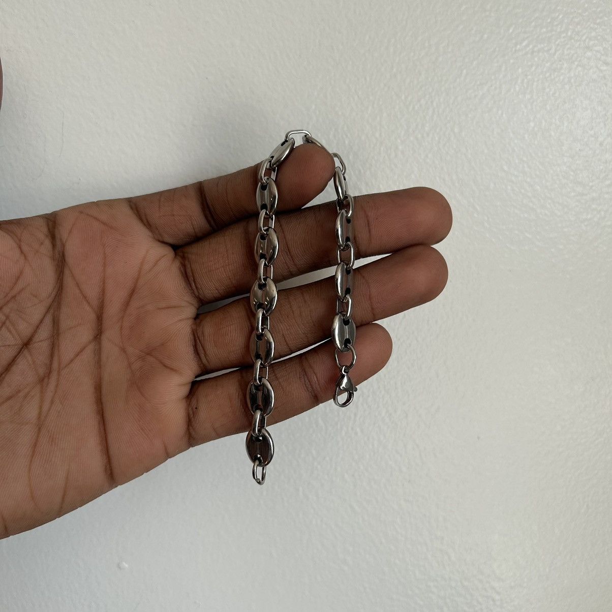 Vintage Y2K 2000s Gucci style link silver heavyweight bracelet Size ONE SIZE - 2 Thumbnail