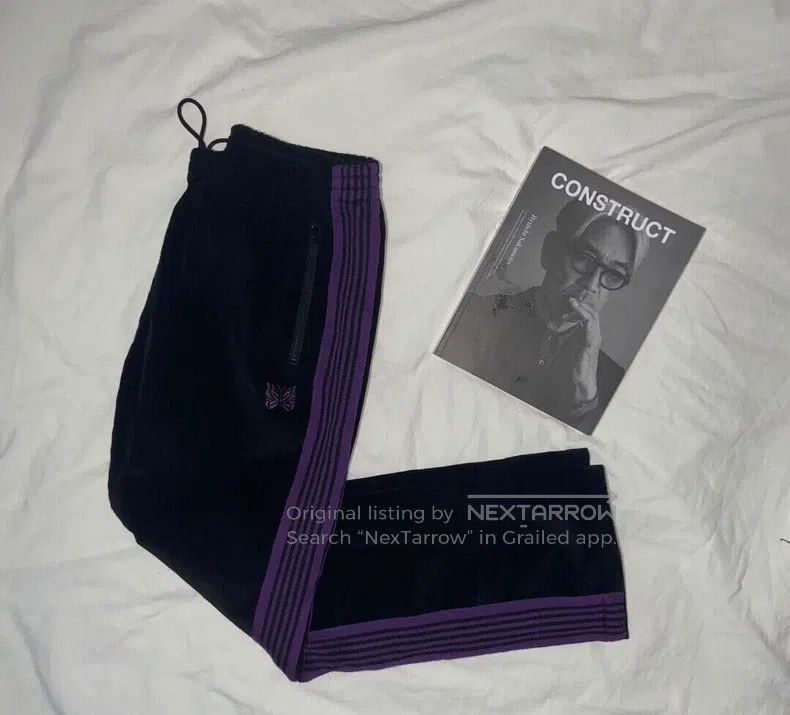 Needles Needles size S Black velvet butterfly trousers Size US 30 / EU 46 - 6 Thumbnail