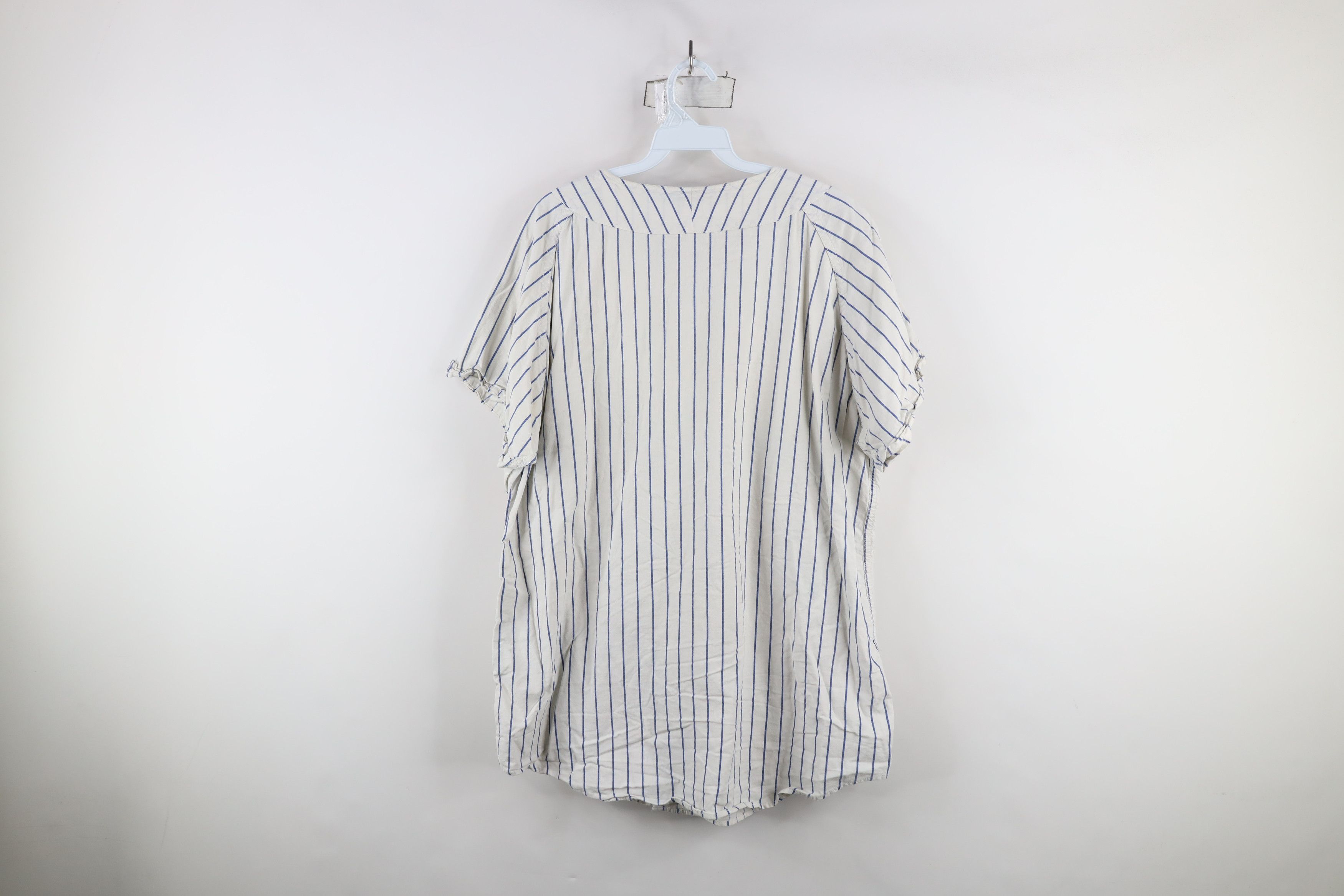 Vintage Vintage 70s Streetwear Thailand Baseball Jersey White Blue Size US XL / EU 56 / 4 - 9 Thumbnail