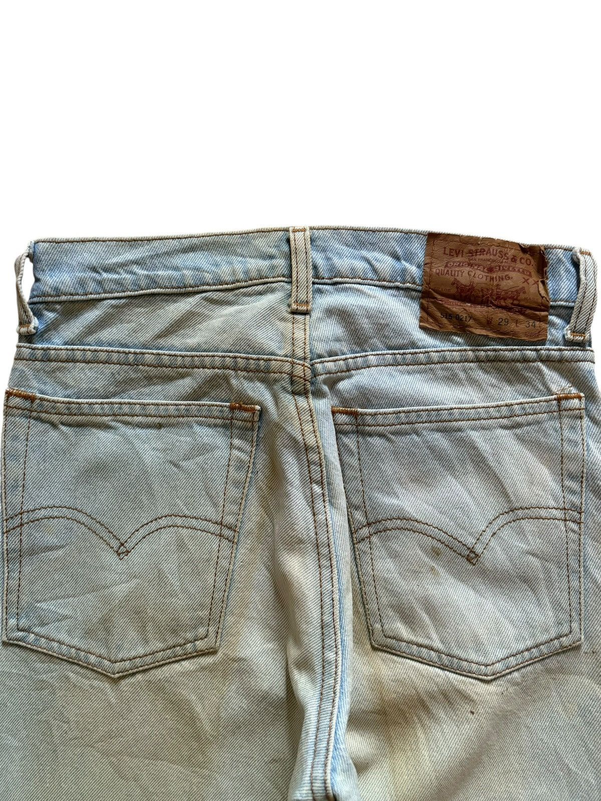 Levi's SALES🔥Vintage 90s Levis 515 Mud Light Wash Loose Jeans Size US 28 / EU 44 - 8 Thumbnail