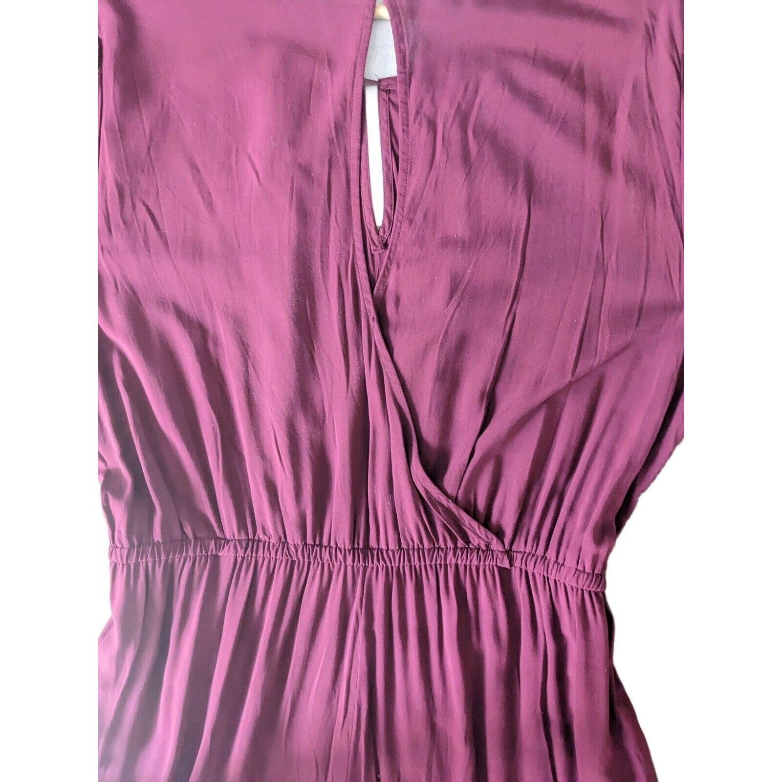 Old Navy Old Navy Jumpsuit/Coverall/Romper XL Long Sleeve Silky Red Size 38" / US 16 / IT 52 - 5 Thumbnail