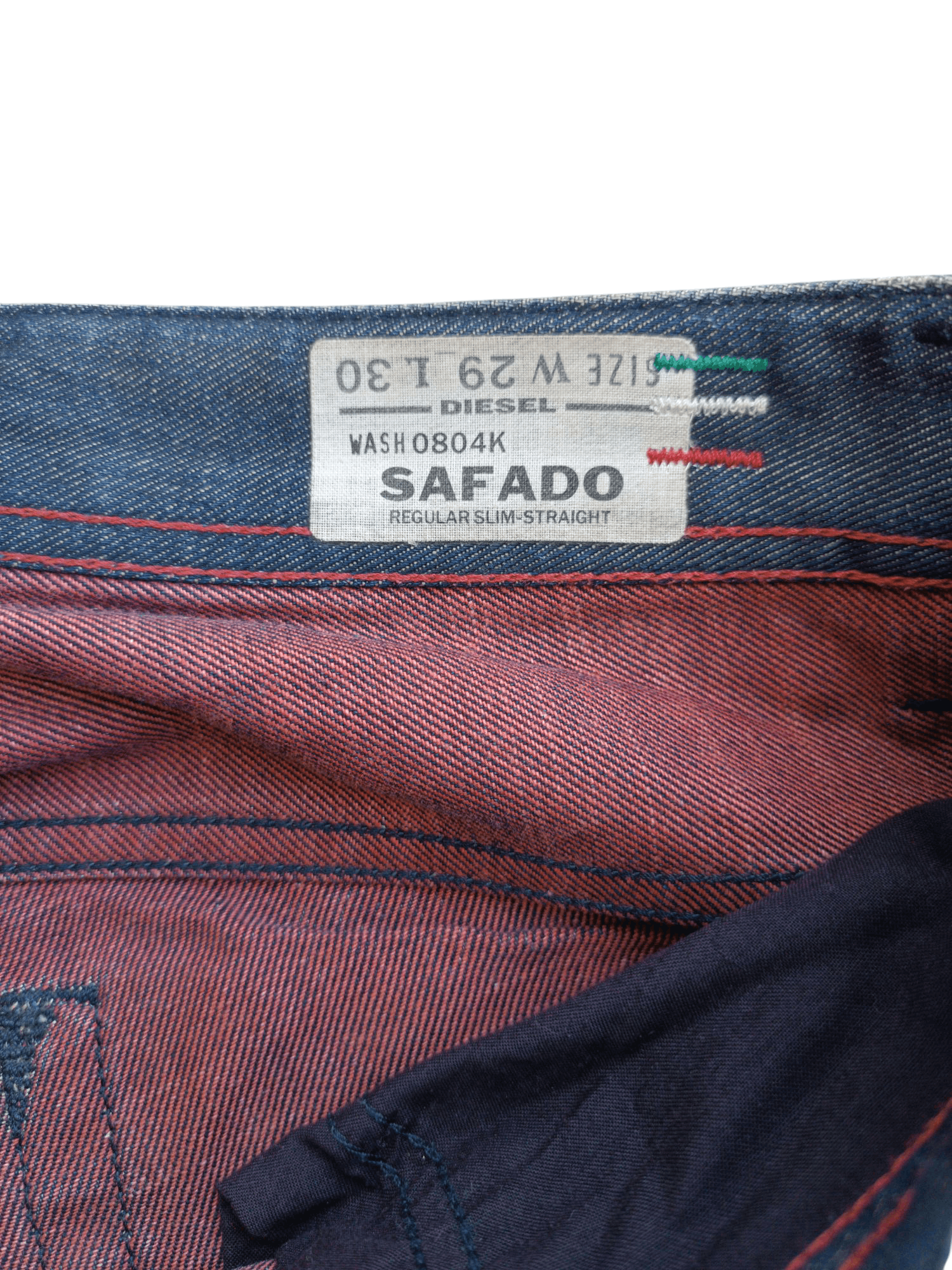 Diesel × Vintage Vintage Diesel Distressed Whiskers Faded Denim E264 Size US 32 / EU 48 - 13 Thumbnail