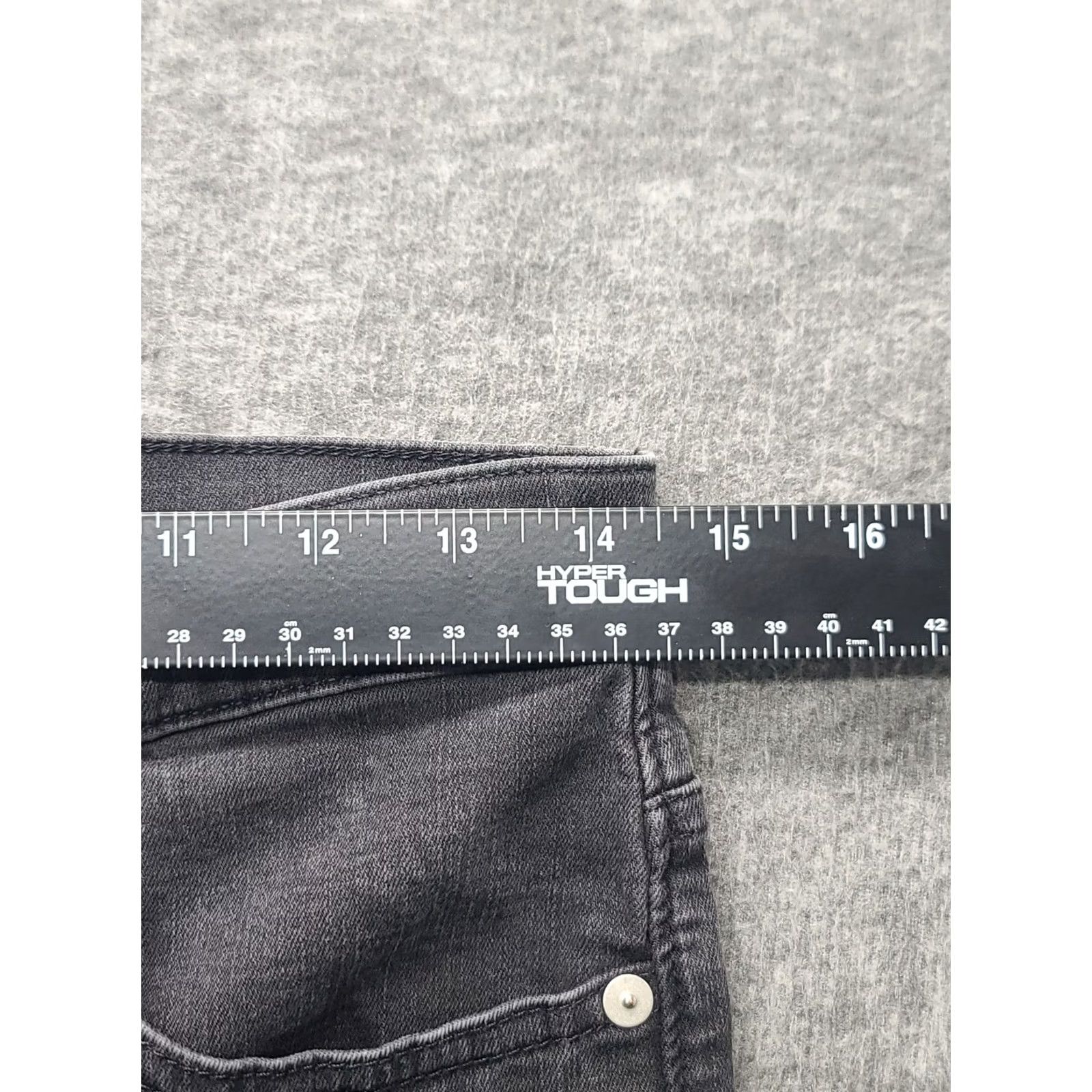 Madewell Madewell Jeans Women’s Size 29x28 High Rise Skinny Stretch Distressed Black Denim 5-Pocket Slim City Dept: Women Mens, Girls, or Boys not applicable Size 29" - 6 Thumbnail