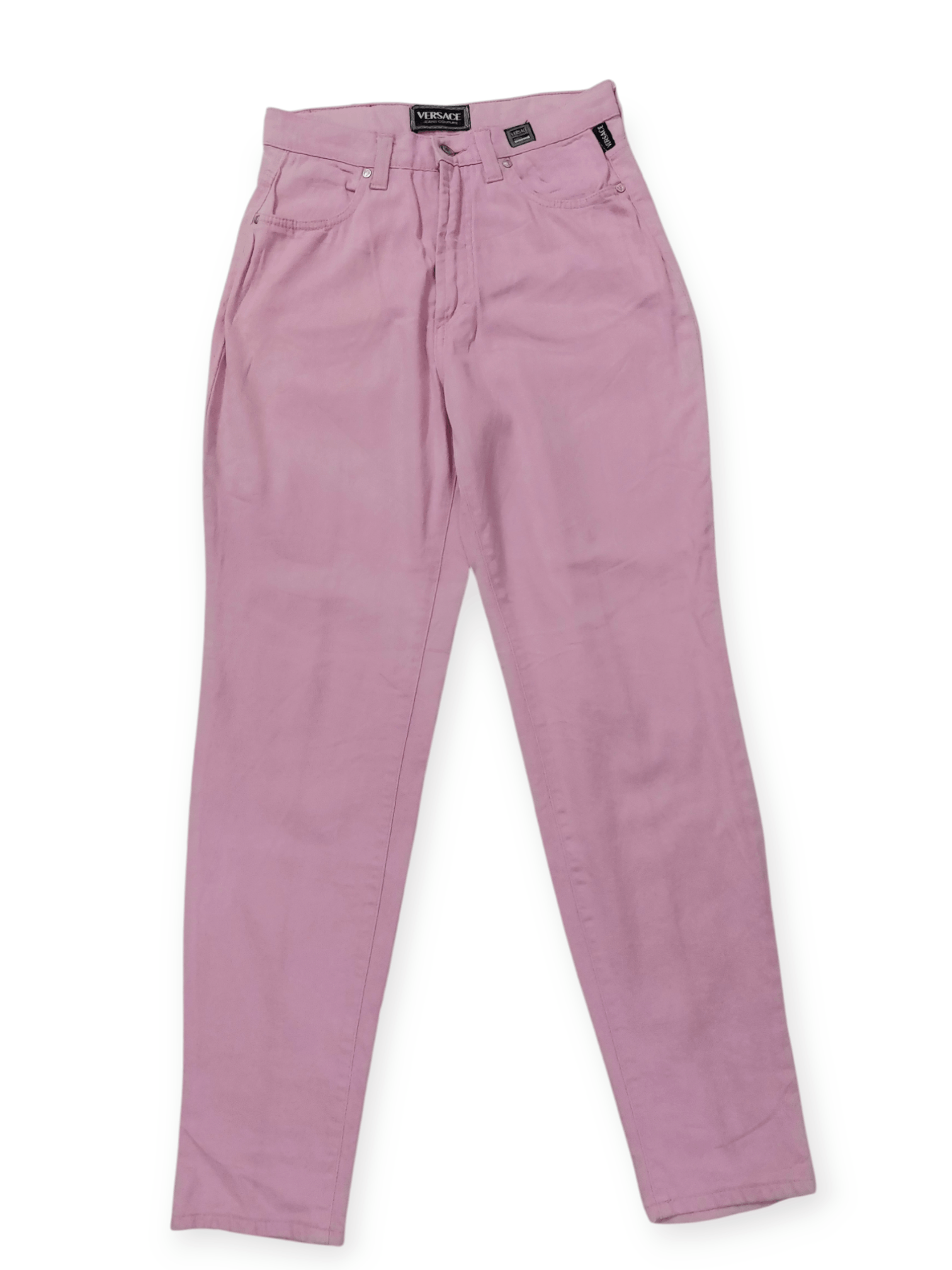 Versace 🔥 VTG 🔥 Versace Jeans Couture Pinky Denim Pants Size 29" - 1 Thumbnail