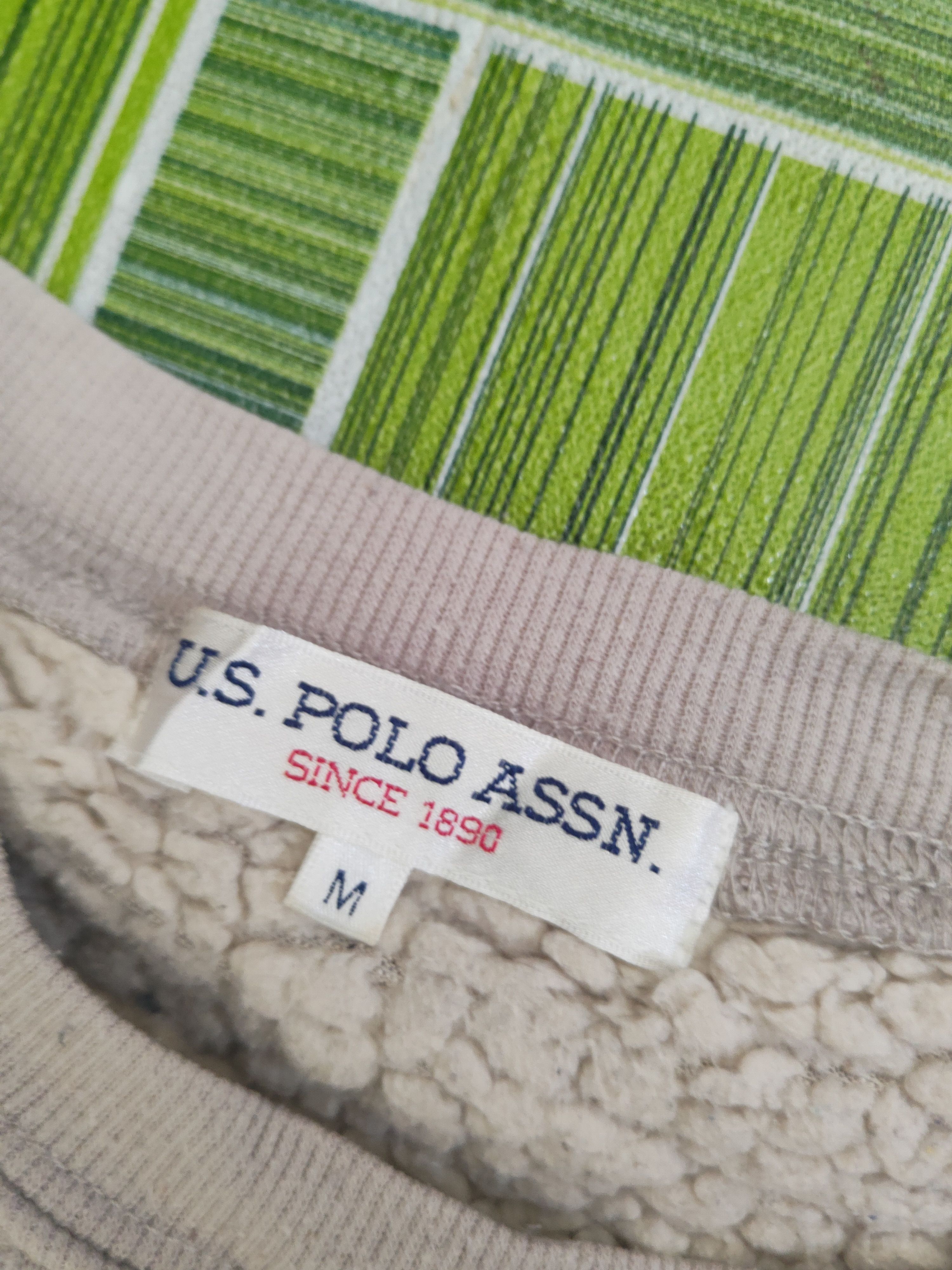 U.S. Polo Assn. Vintage Stuff 🔥 U.S Polo Assn. Cream Sweatshirts Size US M / EU 48-50 / 2 - 12 Thumbnail