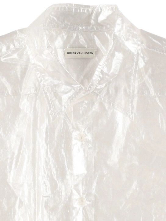 Dries Van Noten o1lsvrm0425 Shirt in White Size US S / EU 44-46 / 1 - 5 Thumbnail