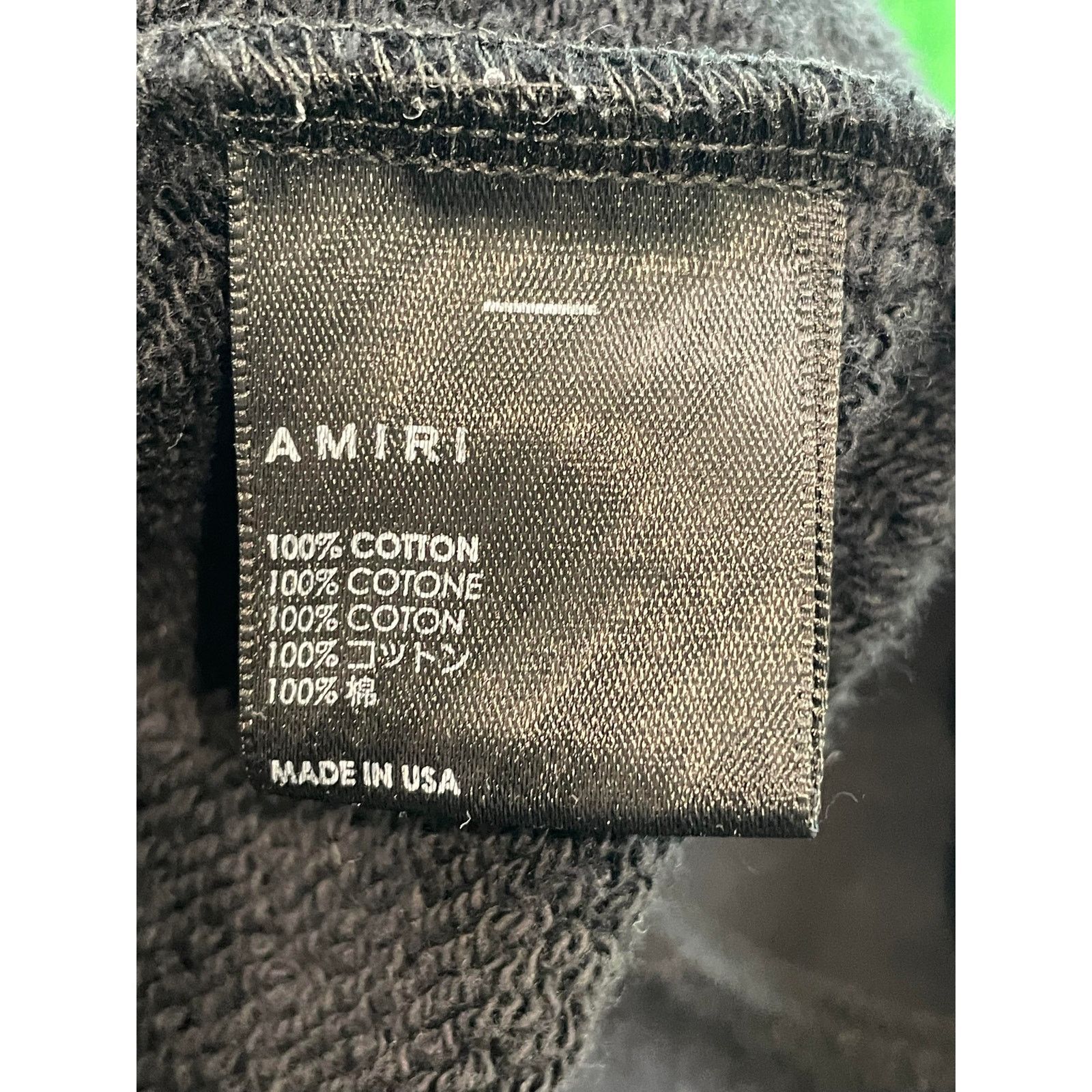 Amiri Amiri MA Logo Cheetah Black Crewneck Size L / US 10 / IT 46 - 7 Thumbnail