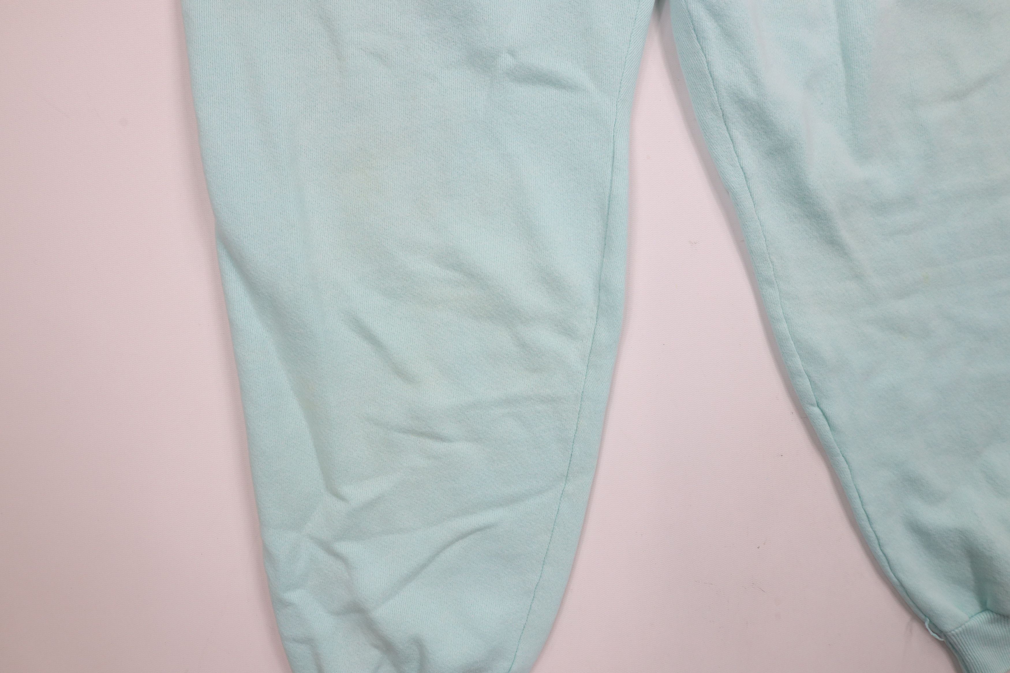 Vintage Vintage 90s Streetwear Blank Sweatpants Joggers Blue USA Size 32" / US 10 / IT 46 - 5 Thumbnail