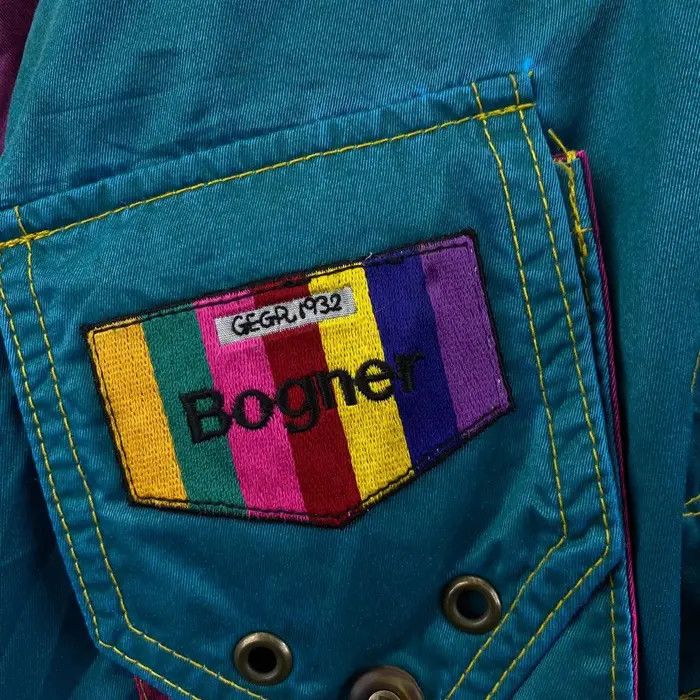 Bogner Vtg 80’ BOGNER GERMANY SKI Alpine Winter Bomber Jacket Size XL / US 12-14 / IT 48-50 - 12 Thumbnail
