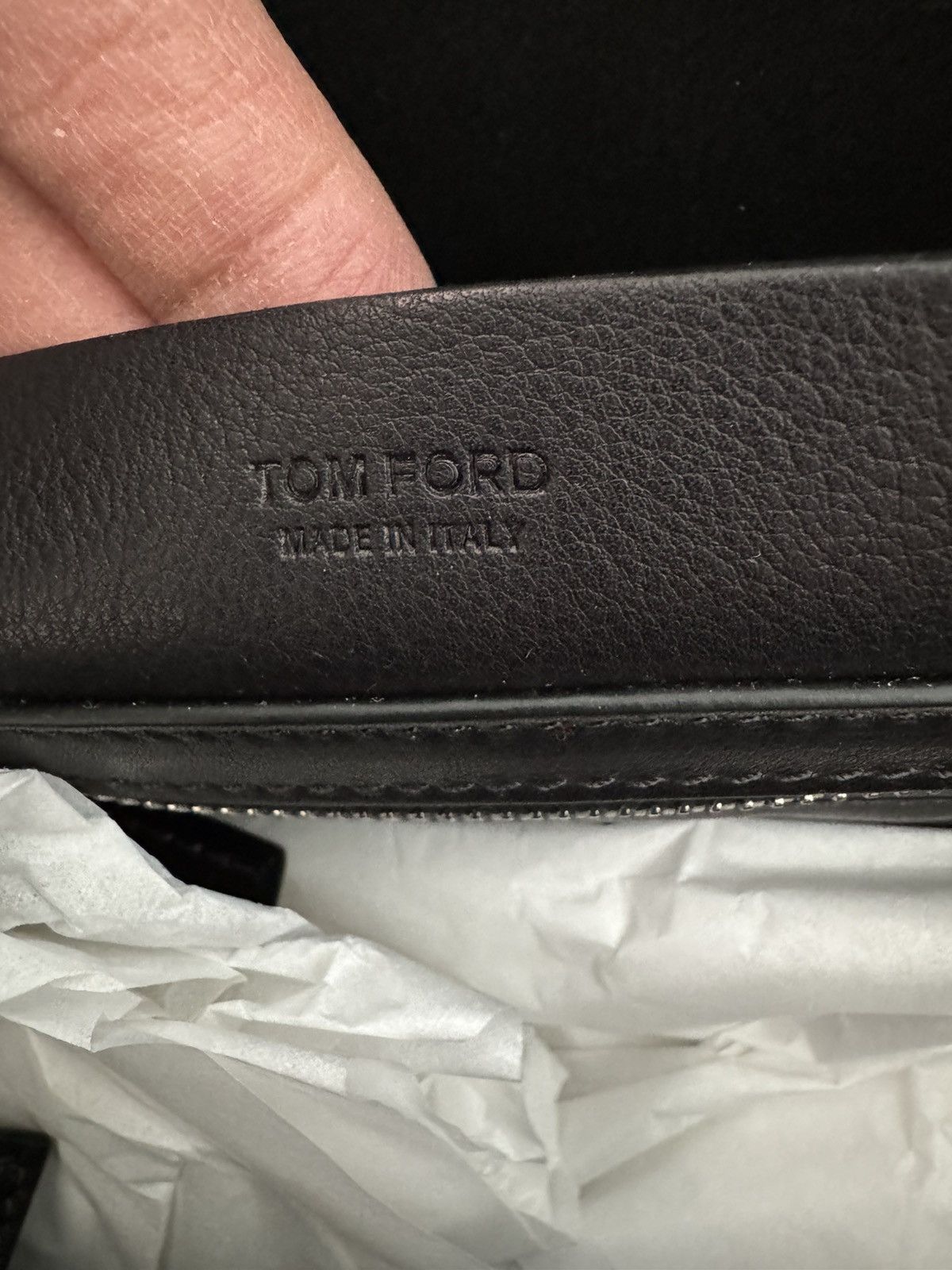 Tom Ford Tom Ford Leather North South Tote Bag Size ONE SIZE - 15 Thumbnail