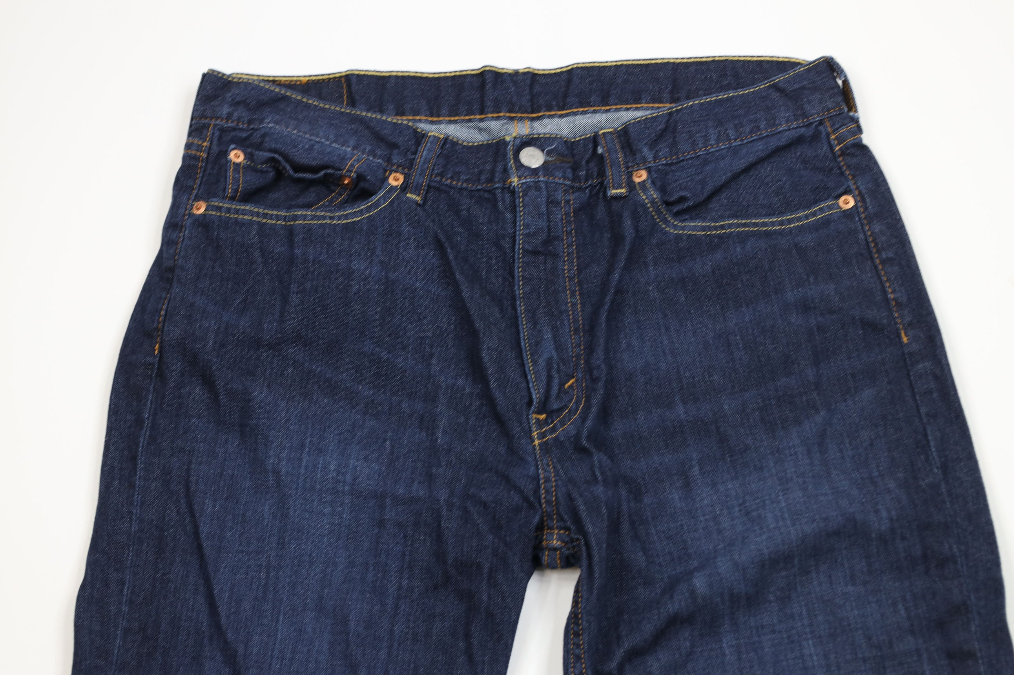 Levi's Vintage Y2K Levis 514 Straight Leg Denim Jeans Blue Cotton Size US 36 / EU 52 - 2 Thumbnail