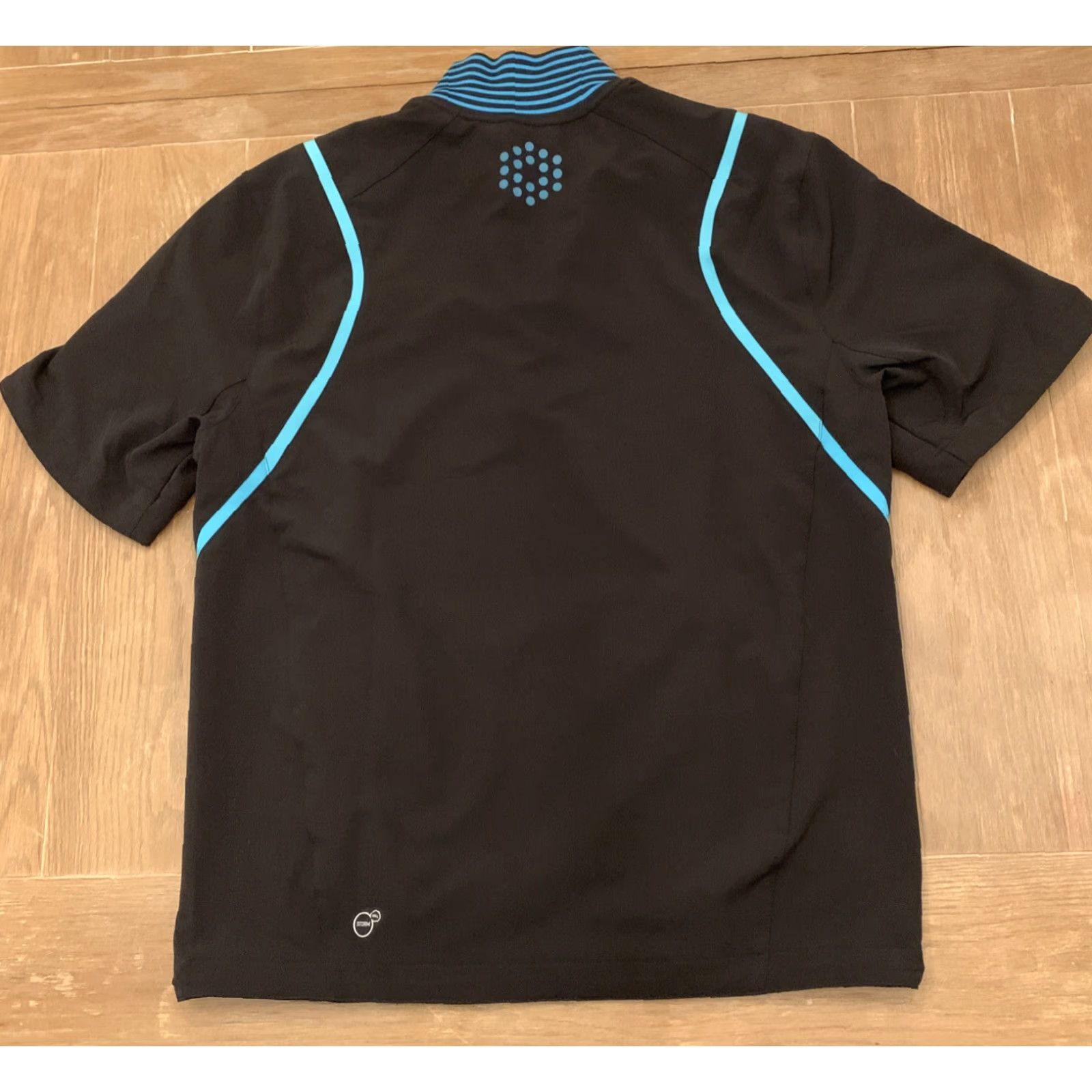 Puma PUMA Storm Cell Mens Medium 1/4 Zip Soft Shell Shirt Jacket Short Sleeve Activewear Pullover Black Size US M / EU 48-50 / 2 - 5 Thumbnail