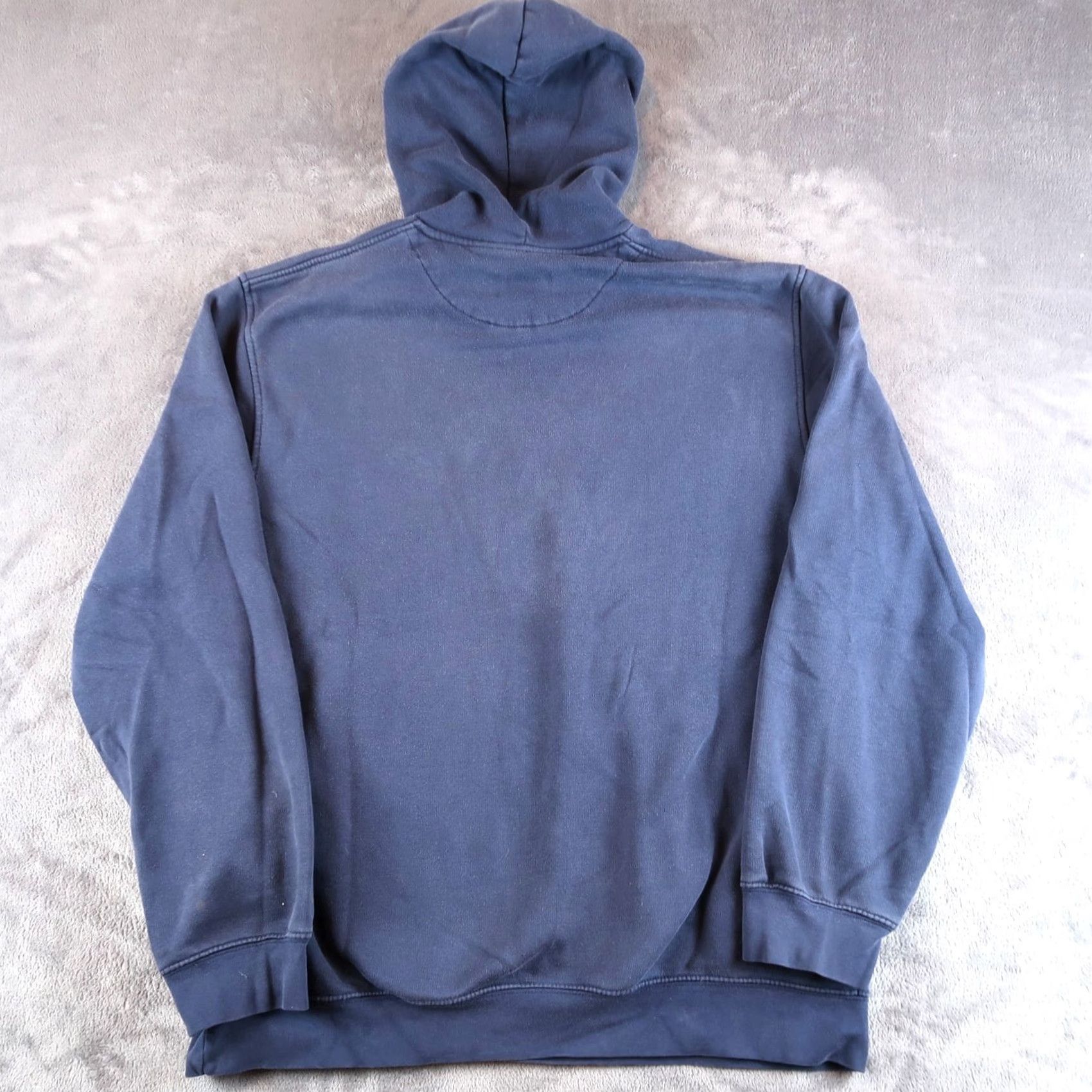 Nike VINTAGE Nike Center Swoosh Hoodie Blue L Large Mens NBA? Size US L / EU 52-54 / 3 - 2 Thumbnail