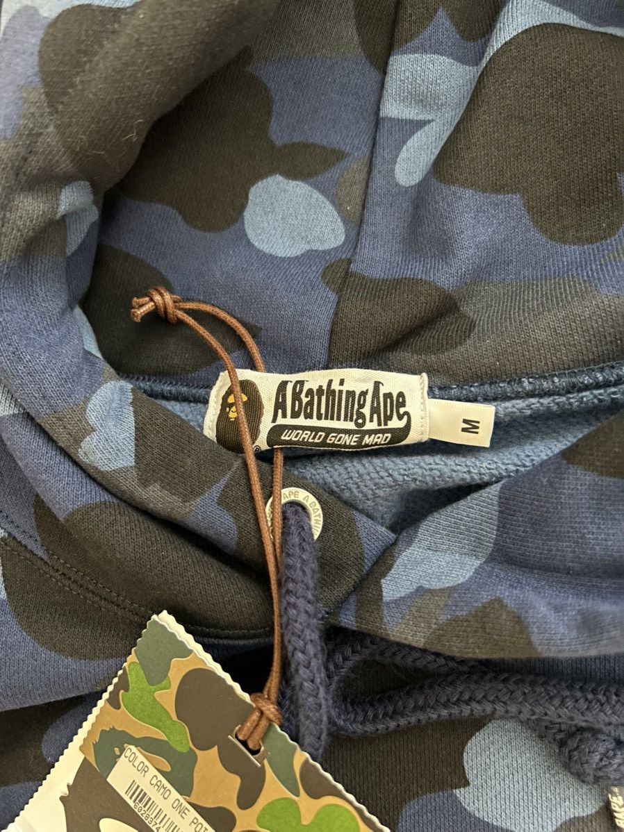 Bape BAPE Color Camo One Point Hoodie – Blue Size US M / EU 48-50 / 2 - 2 Thumbnail