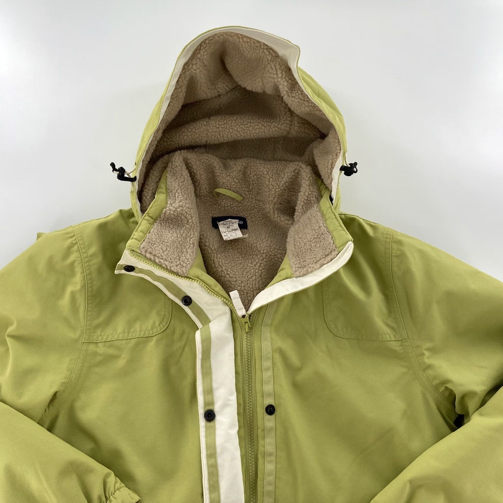 Lands' End Land's End Women's Jacket Large 14-16 Green Hooded Sherpa Lined Zip Up Casual Outdoor Size L / US 10 / IT 46 - 6 Thumbnail