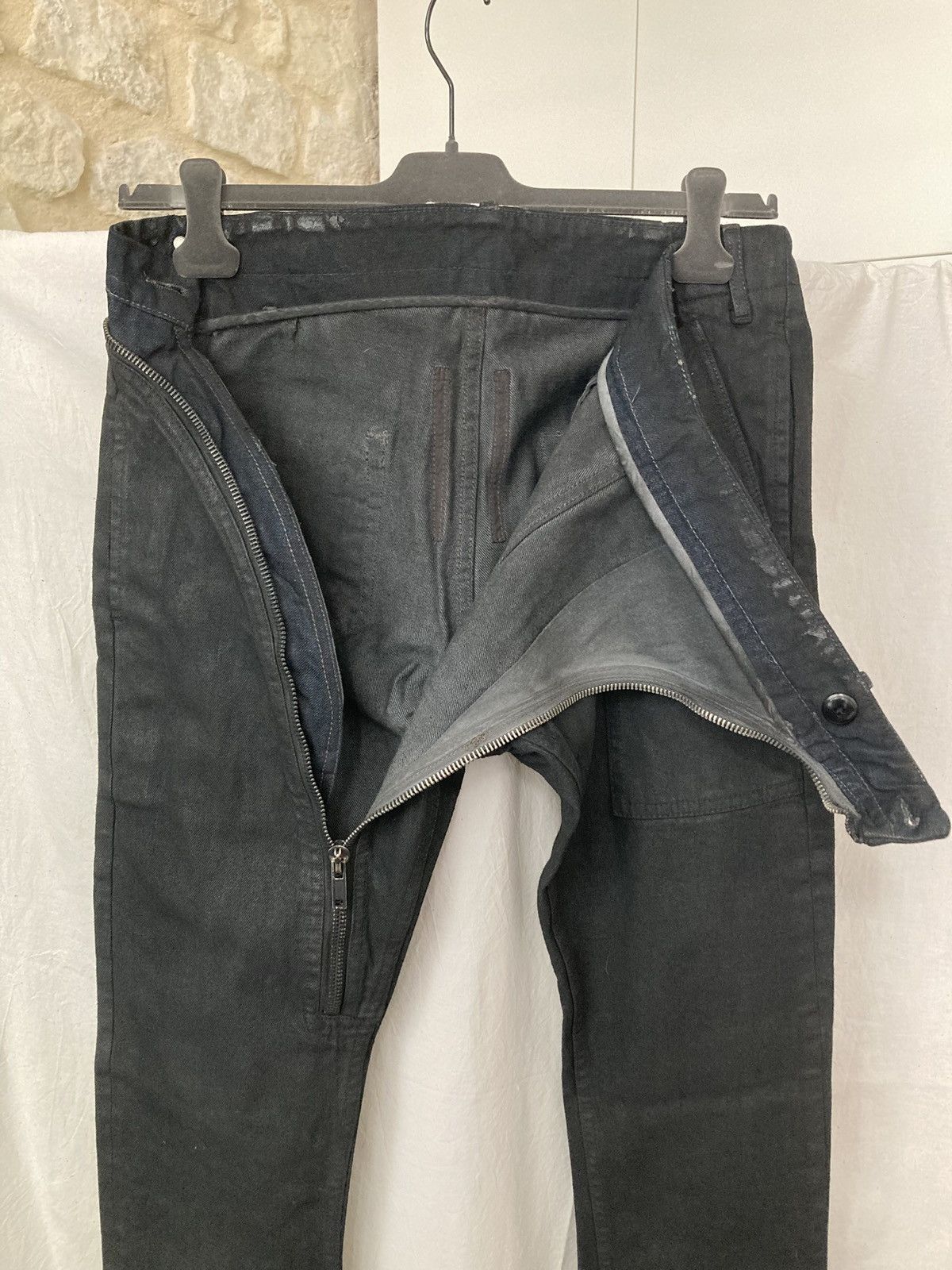 Rick Owens Drkshdw NEVER WORN / Rick Owens AIR CUT Black Denim Size US 30 / EU 46 - 5 Thumbnail