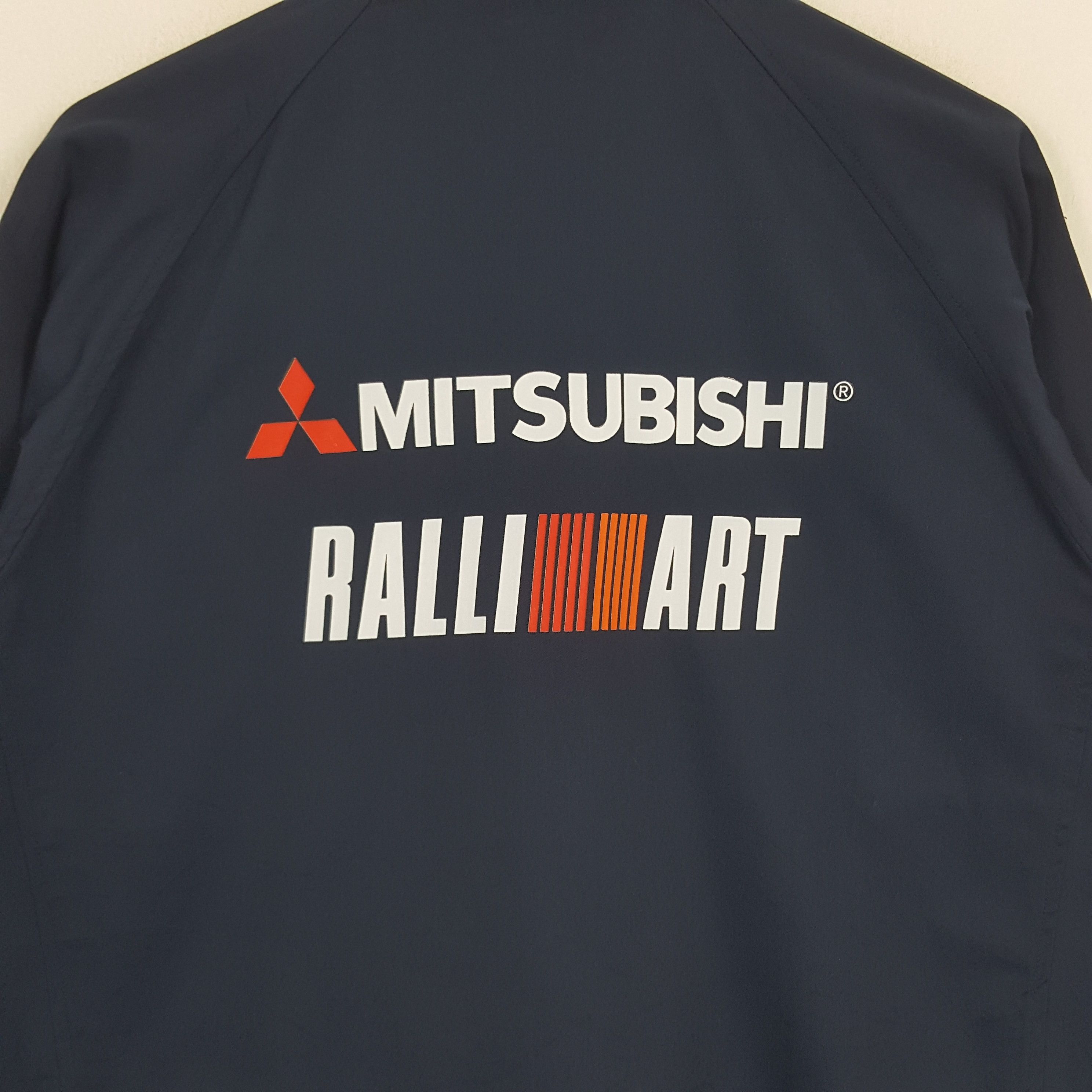 Japanese Brand × Vintage Vintage Mitsubishi Ralli Art Japanese Racing Custom Jacket Size US XL / EU 56 / 4 - 2 Thumbnail