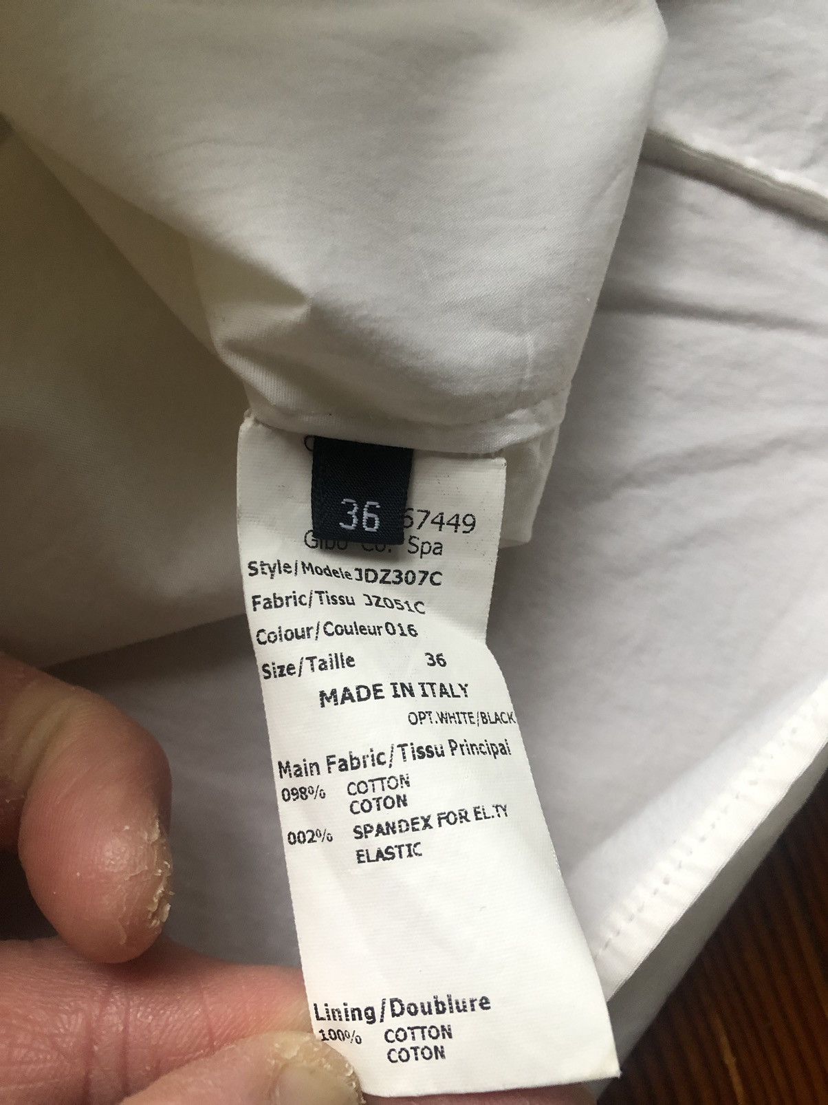 Jil Sander Jil Sander Navy Contrast Collar Blouse Size XS / US 0-2 / IT 36-38 - 16 Thumbnail
