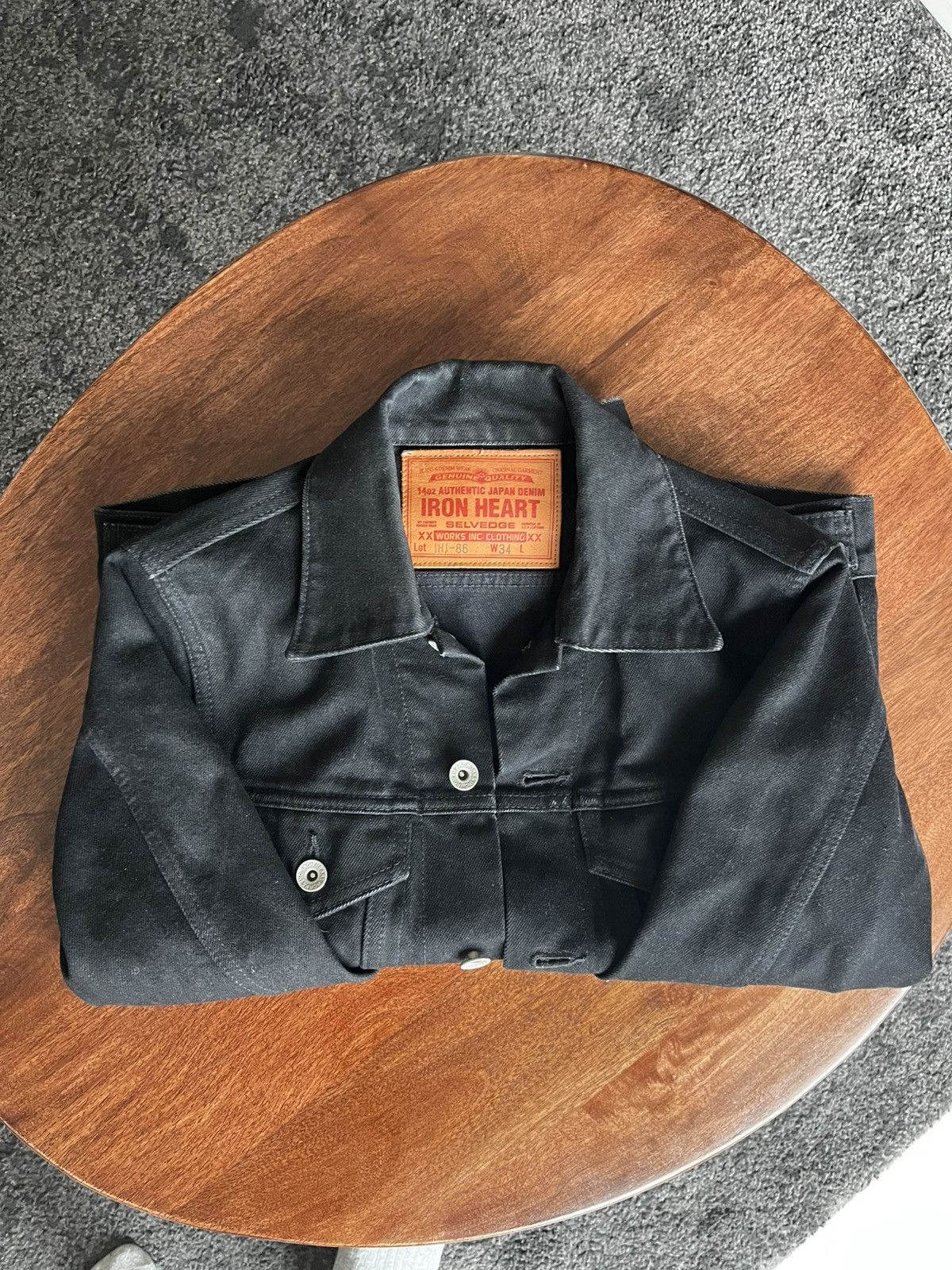 Iron Heart Iron Heart IHJ-86-BLK type 3 denim jacket Size US XS / EU 42 / 0 - 3 Thumbnail