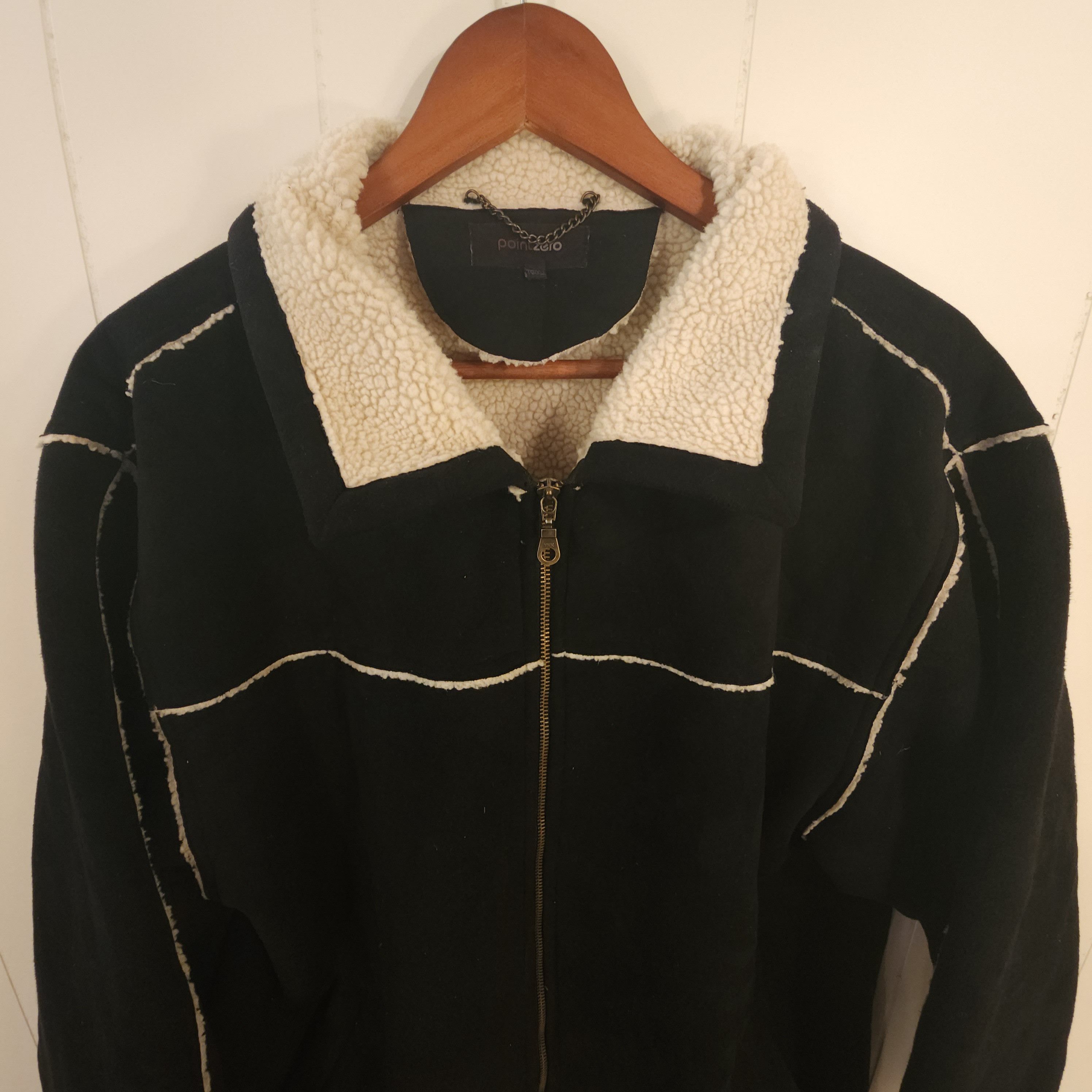 Japanese Brand × Vintage Vintage Sherpa Shearling Style Jacket Size US XL / EU 56 / 4 - 3 Thumbnail