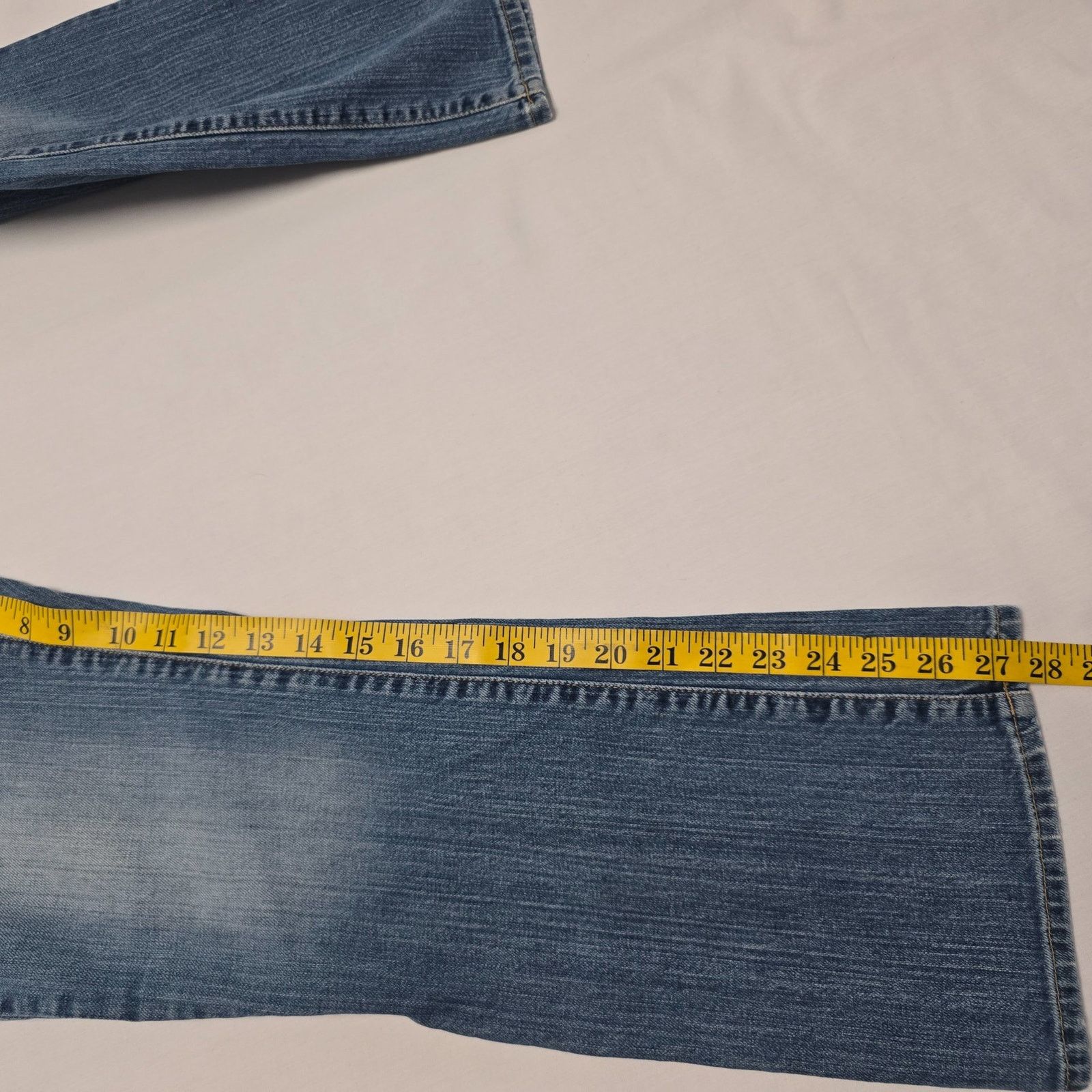 Naked & Famous St. John's Bay Women's Bootcut Jeans 6 Blue Denim Mid Rise Size 28" / US 6 / IT 42 - 12 Thumbnail
