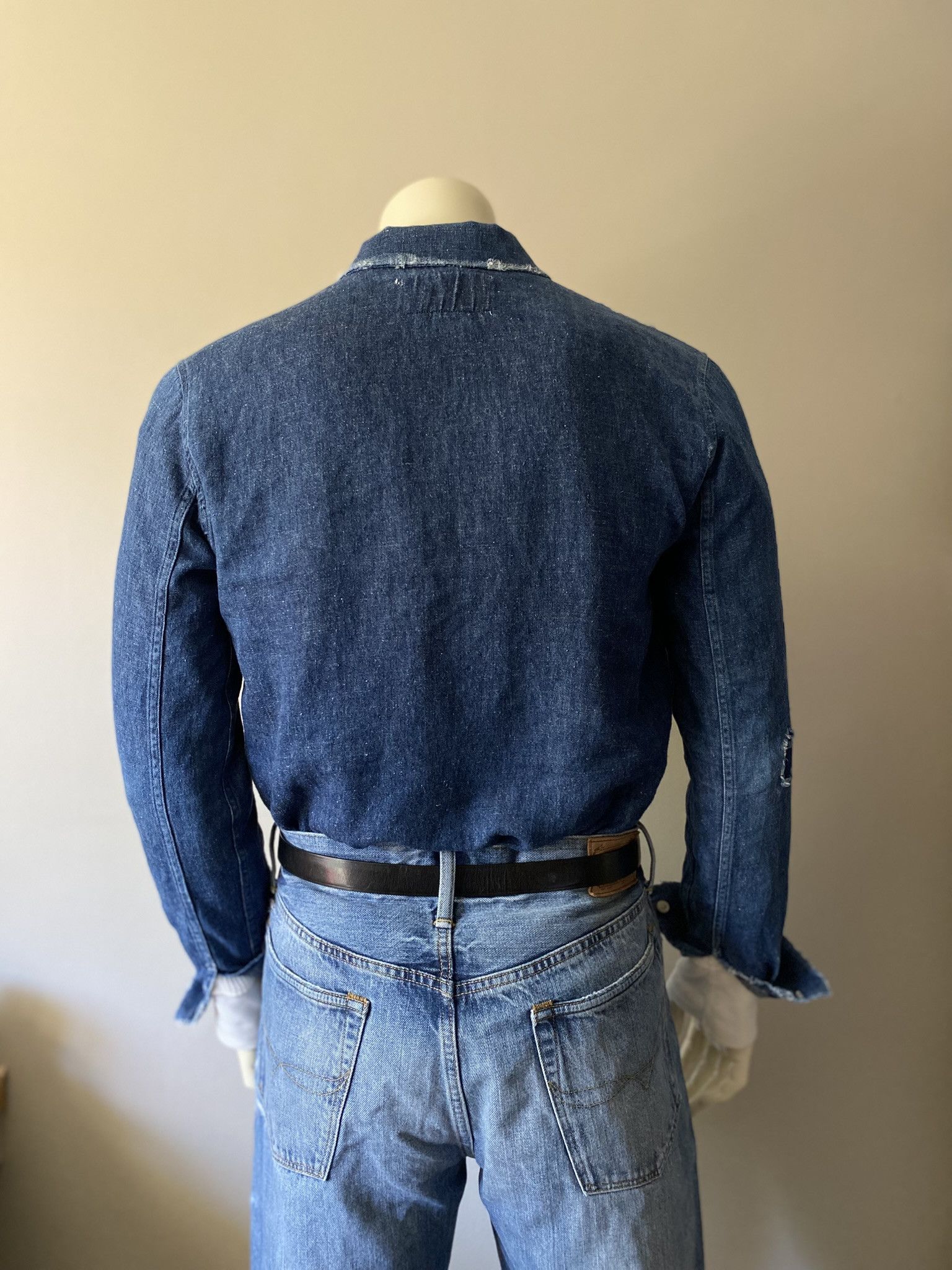 Our Legacy Distressed Half Zip - Japanese Hemp/Cotton Size US S / EU 44-46 / 1 - 5 Thumbnail