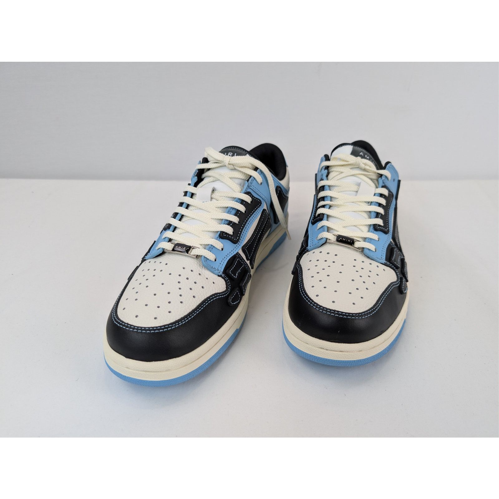 Amiri o1rshd1 Skel Low-Top Sneakers in Air Blue Size US 13 / EU 46 - 9 Thumbnail