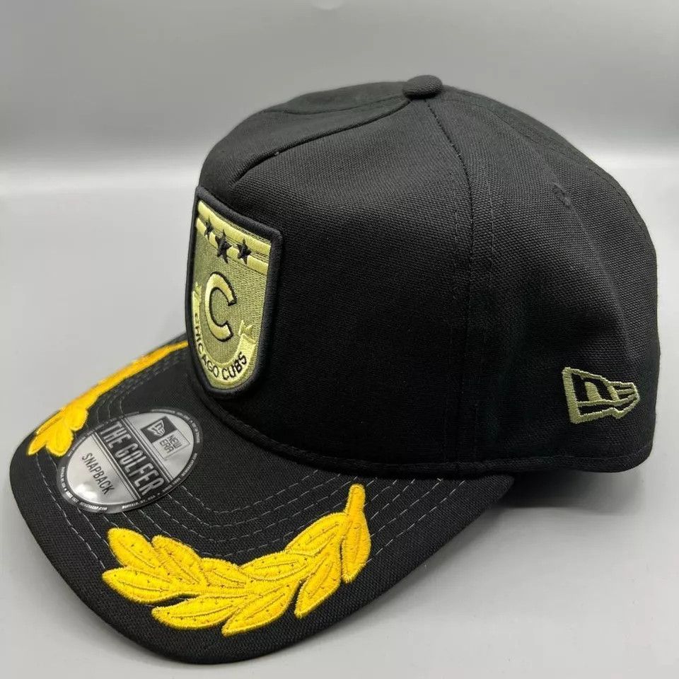 New Era Chicago Cubs Hat Men Military Patch The Golfer Snap Back Size ONE SIZE - 6 Thumbnail