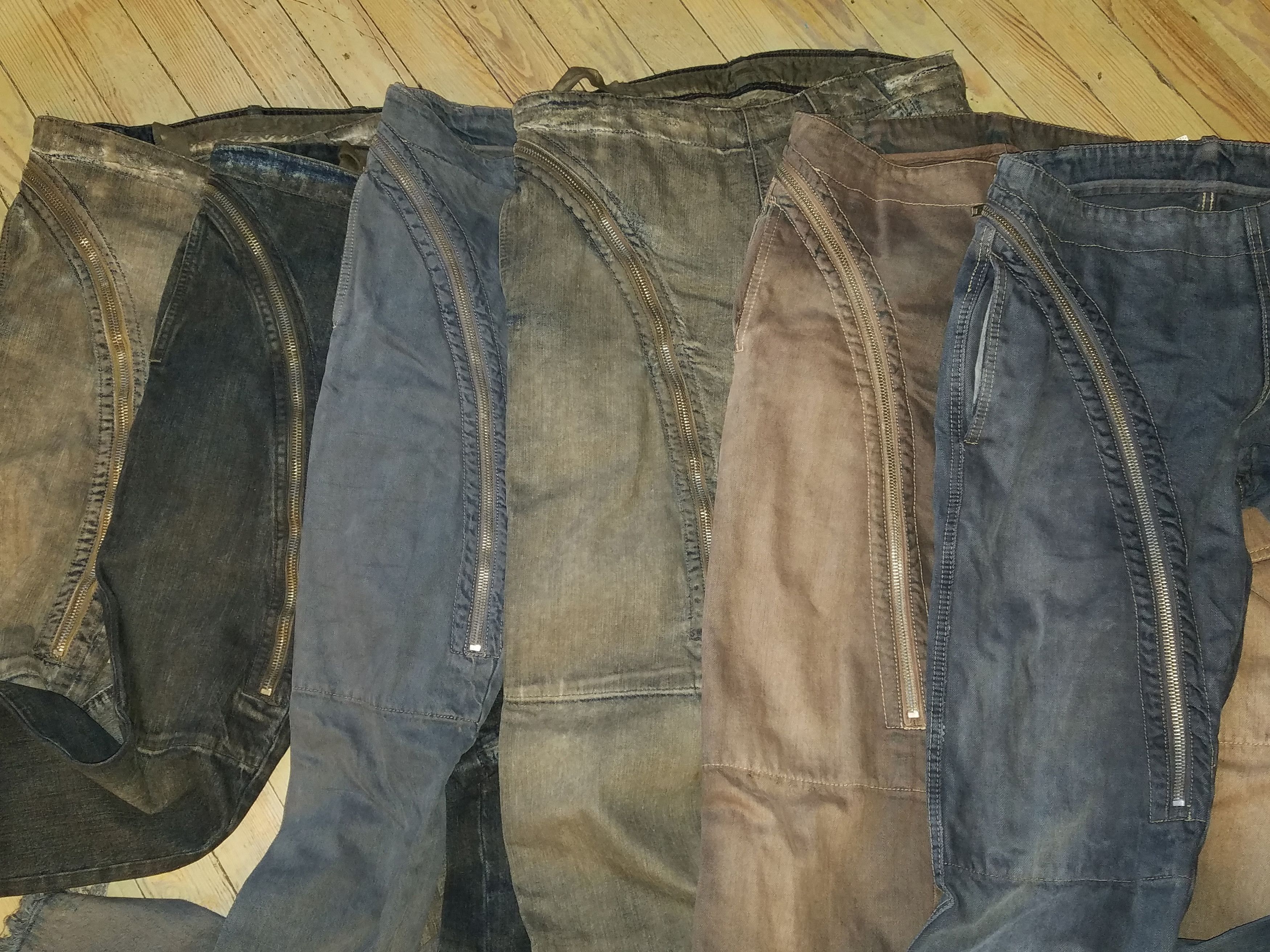 Rick Owens Drkshdw OG Aircut (Double Layered) Jeans Size US 31 - 4 Thumbnail