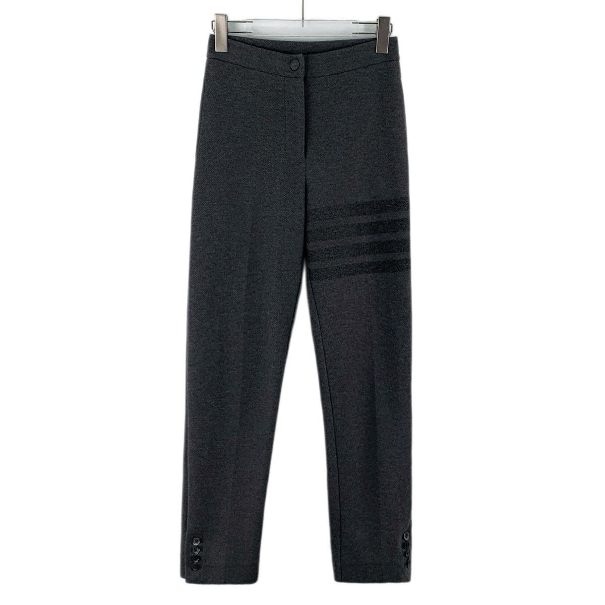 Hermes Hermes Black All-over Print Cuffed Knit Pants K26WX Size 27" / US 4 / IT 40 - 10 Thumbnail