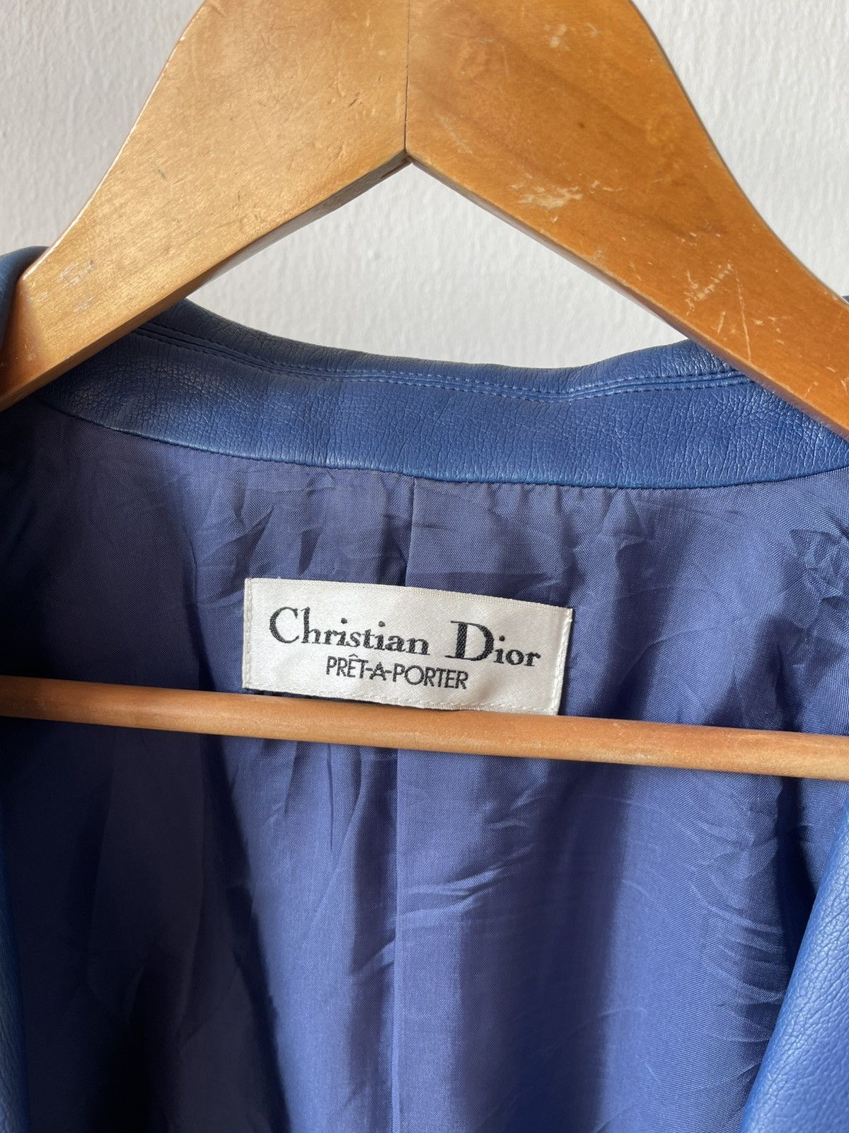 Dior Vintage Christain Dior Pret a Porter Leather Jacket Size US L / EU 52-54 / 3 - 15 Thumbnail