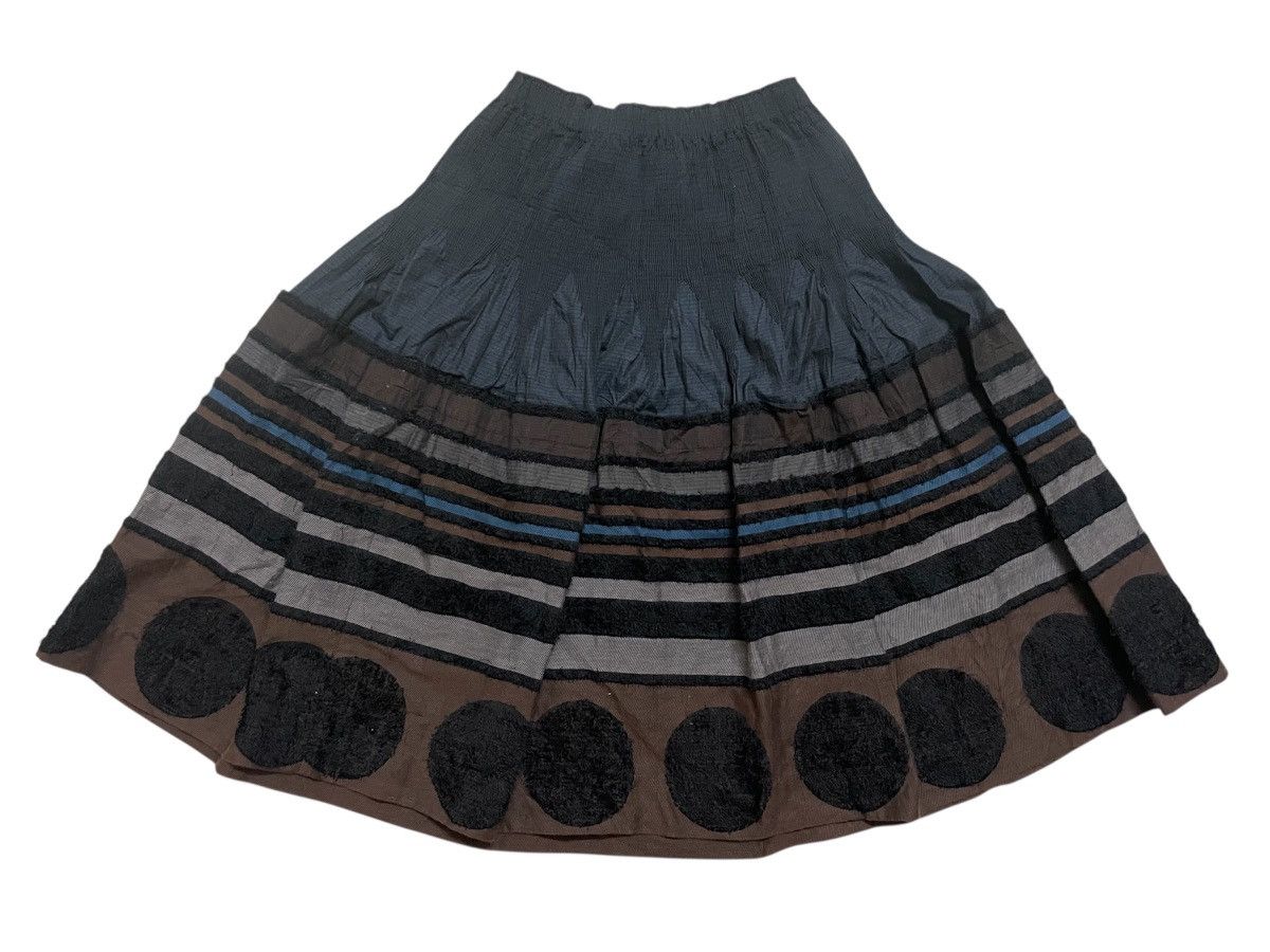 Issey Miyake Issey Miyake ME Cauliflower Crinkled Midi Skirt Size 30" / US 8 / IT 44 - 1 Thumbnail